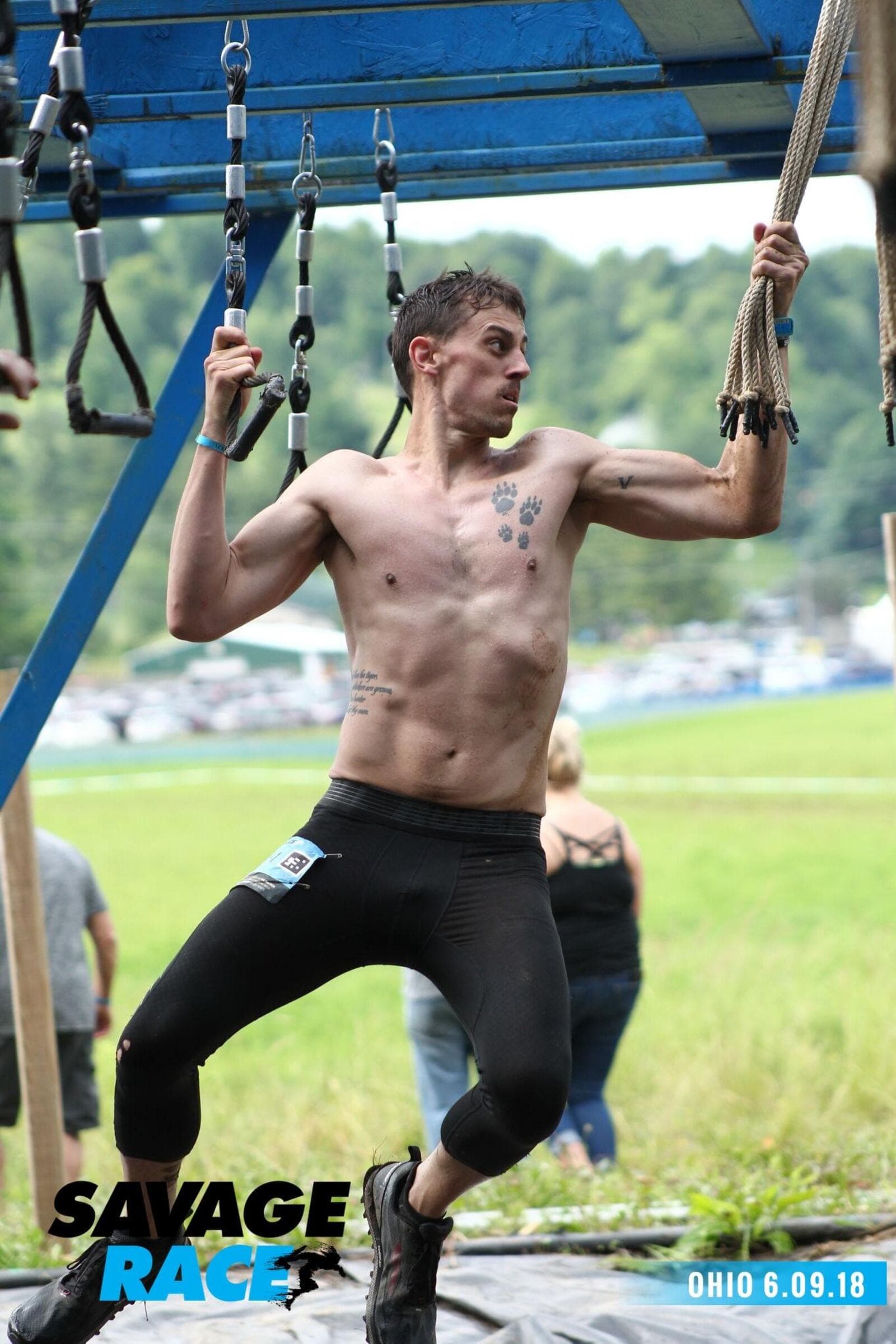 Derek Jacobs of Vandalia has competed in two back to back Nathan's hot dog contest in New York.  Jacobs also compete in obstacle course races.