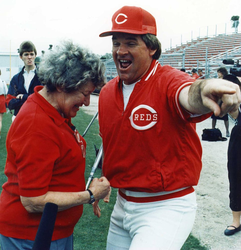 Legendary baseball player Pete Rose