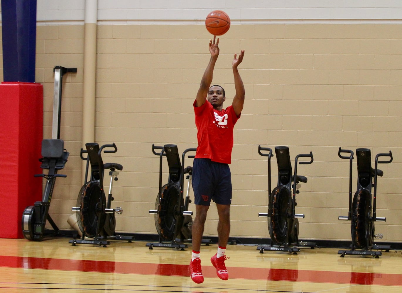 Dayton Flyers hold team workout at Cronin Center