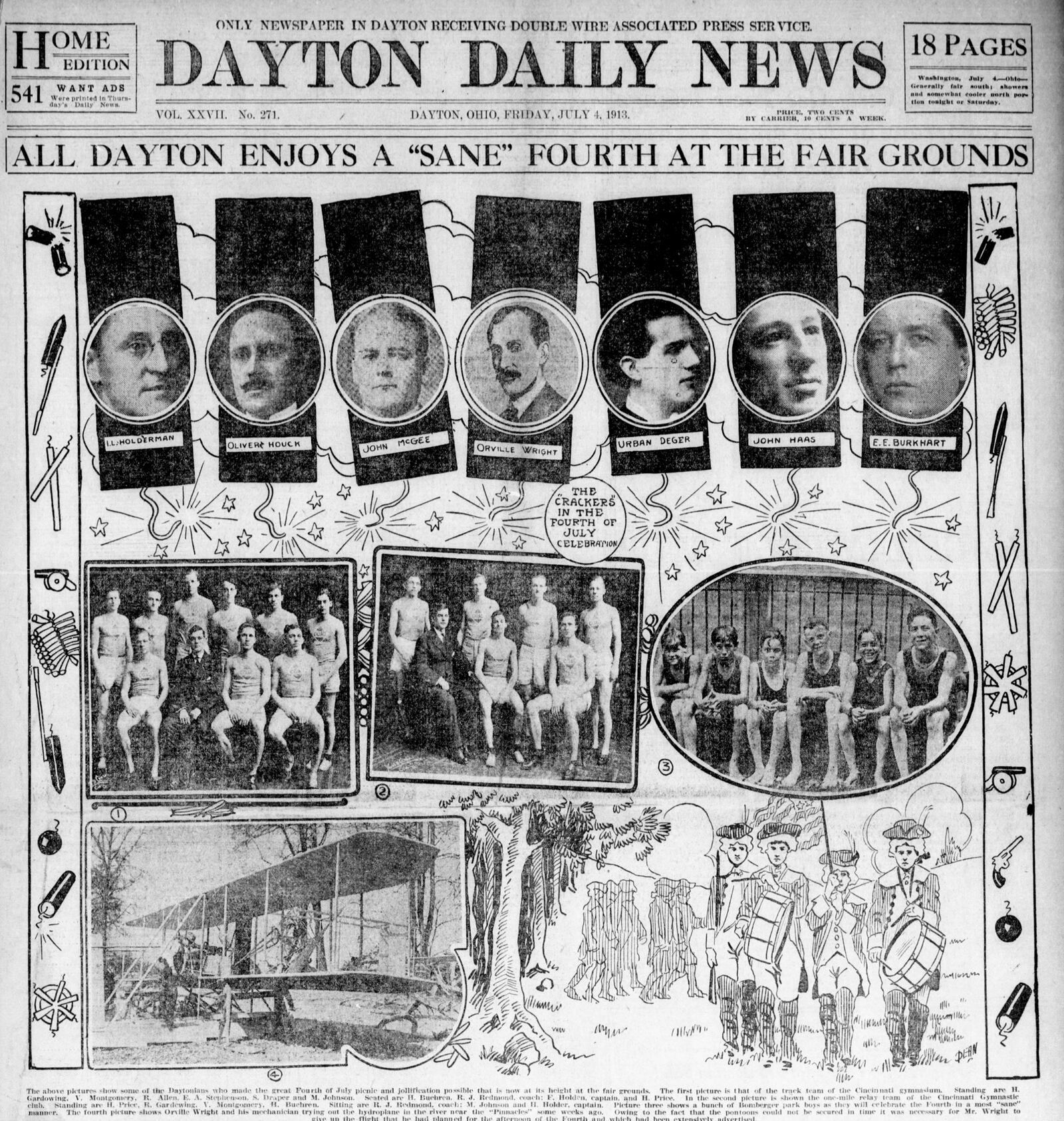 Dayton celebrates Independence Day 1913. DAYTON DAILY NEWS ARCHIVES