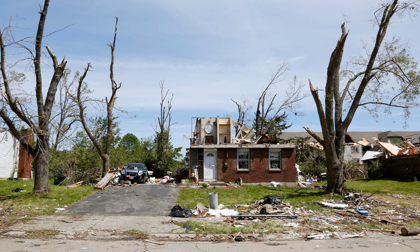 PHOTOS: What Trotwood neighborhood looks like 2 weeks after tornado