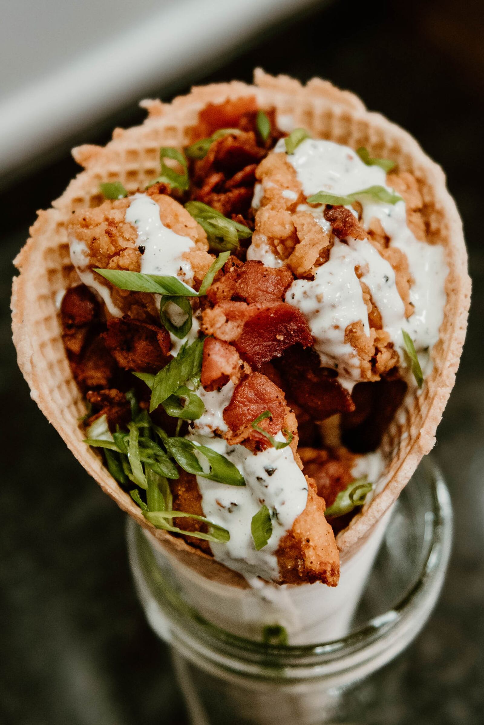 redBERRY in Troy, a restaurant serving breakfast, lunch and brunch, is expanding with a food truck that takes customer favorites and serves it in a made-from-scratch waffle cone (CONTRIBUTED PHOTO).