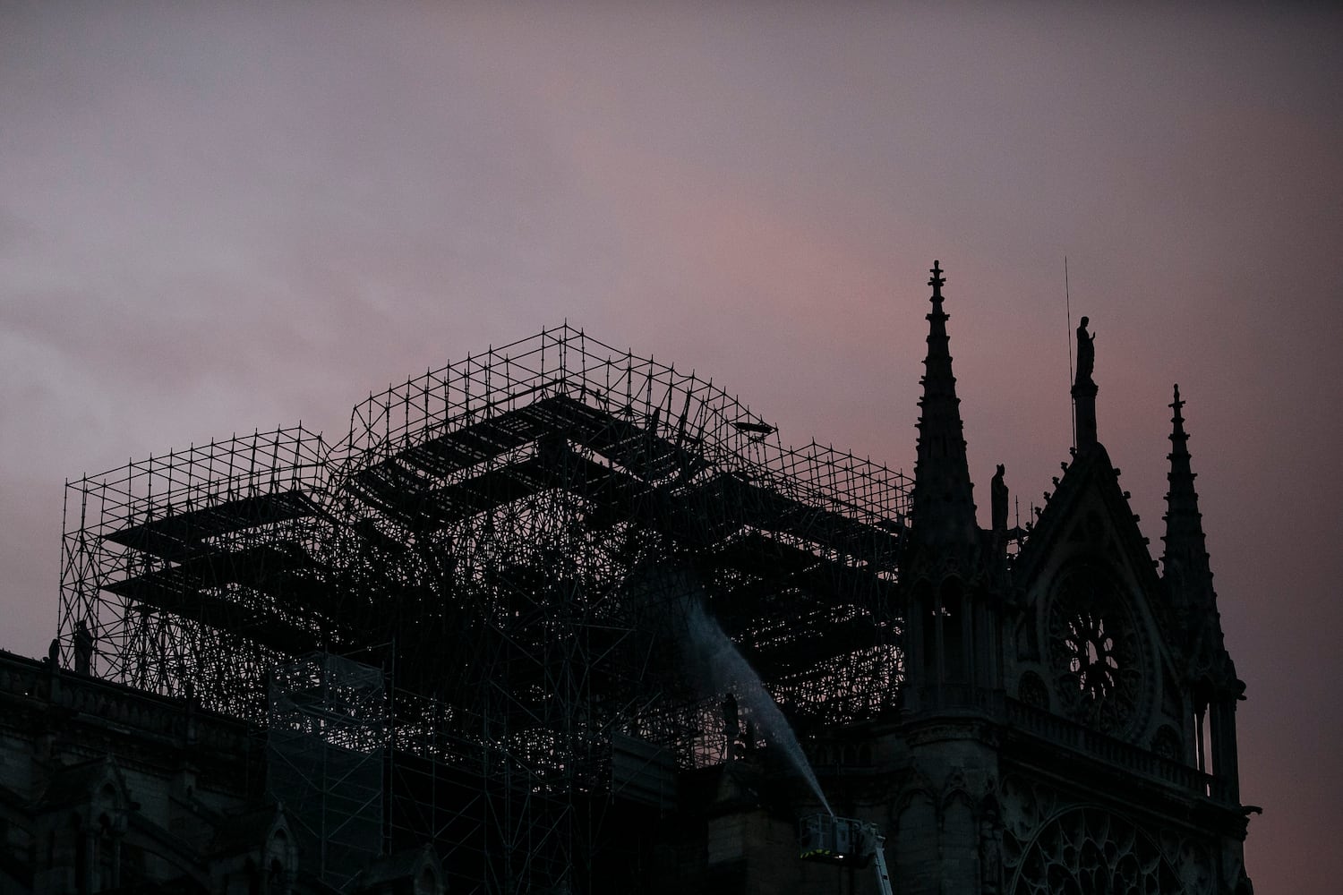 Photos: Notre Dame fire aftermath