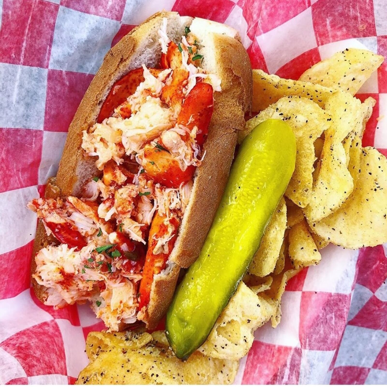 Wicked Lobstah roll.