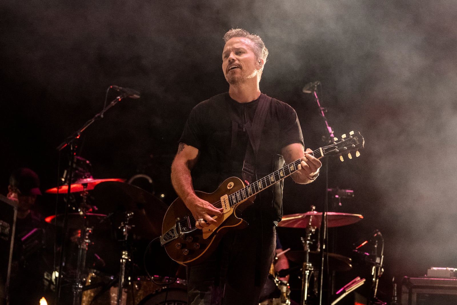 Jason Isbell of Jason Isbell and the 400 Unit performs during the Bonnaroo Music & Arts Festival on Sunday, June 16, 2024, in Manchester, Tenn. He'll perform Sept. 7 at the Rose Music Center at The Heights. (Photo by Amy Harris/Invision/AP)