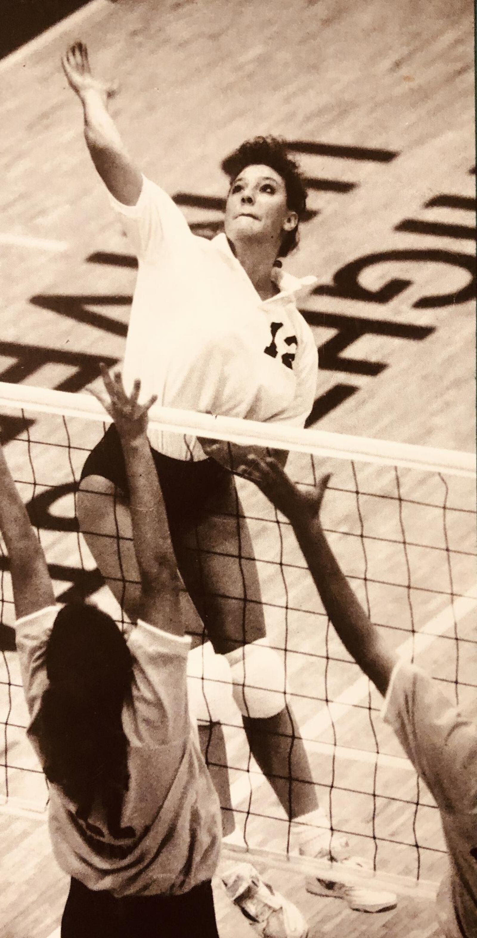 Joylynn Mosier (now Brown) was an All-North Star Conference volleyball player for Wright State as a senior in 1992. CONTRIBUTED