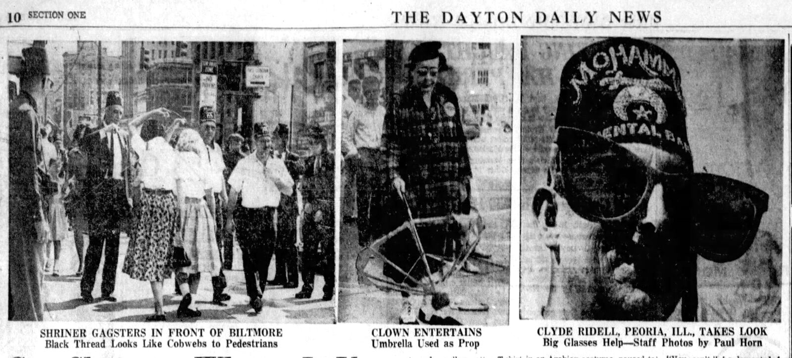 Sept. 17, 1961: Shriners parade plays to thousands. DAYTON DAILY NEWS ARCHIVES