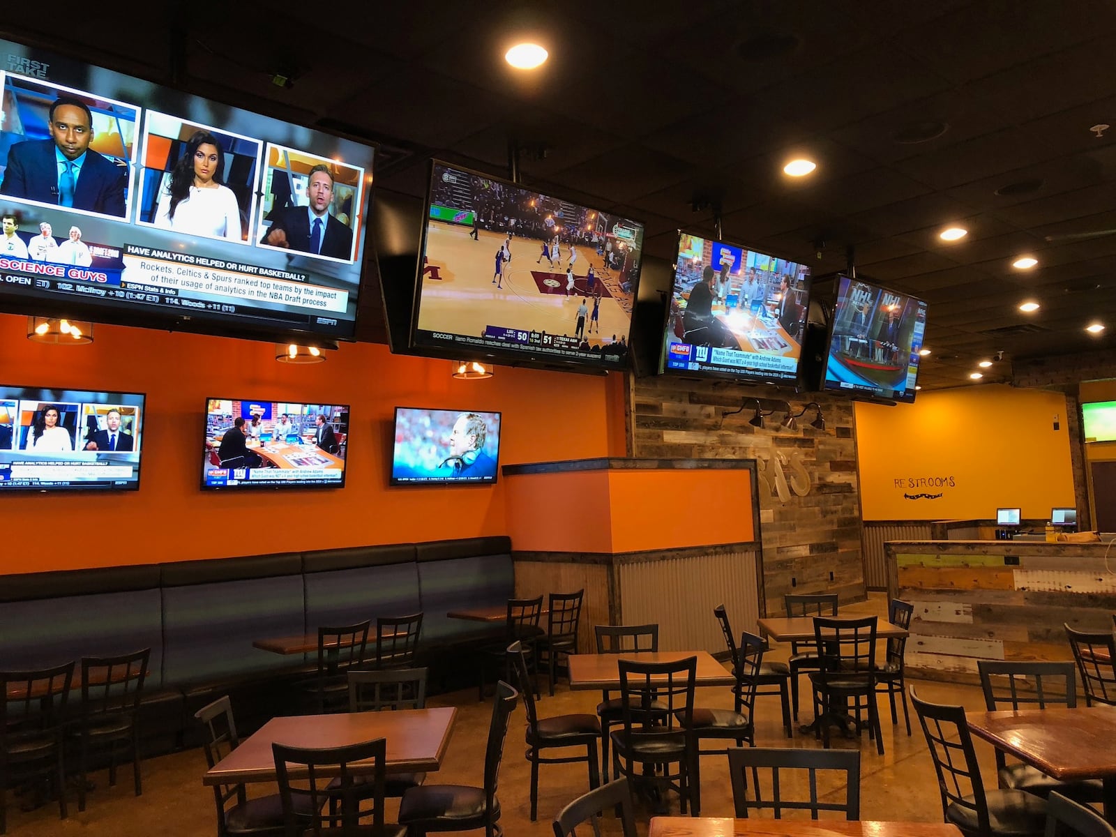 A sneak peek inside the new Elsa's Corner Cantina in Sugarcreek Plaza on Wilmington Pike. MARK FISHER/STAFF