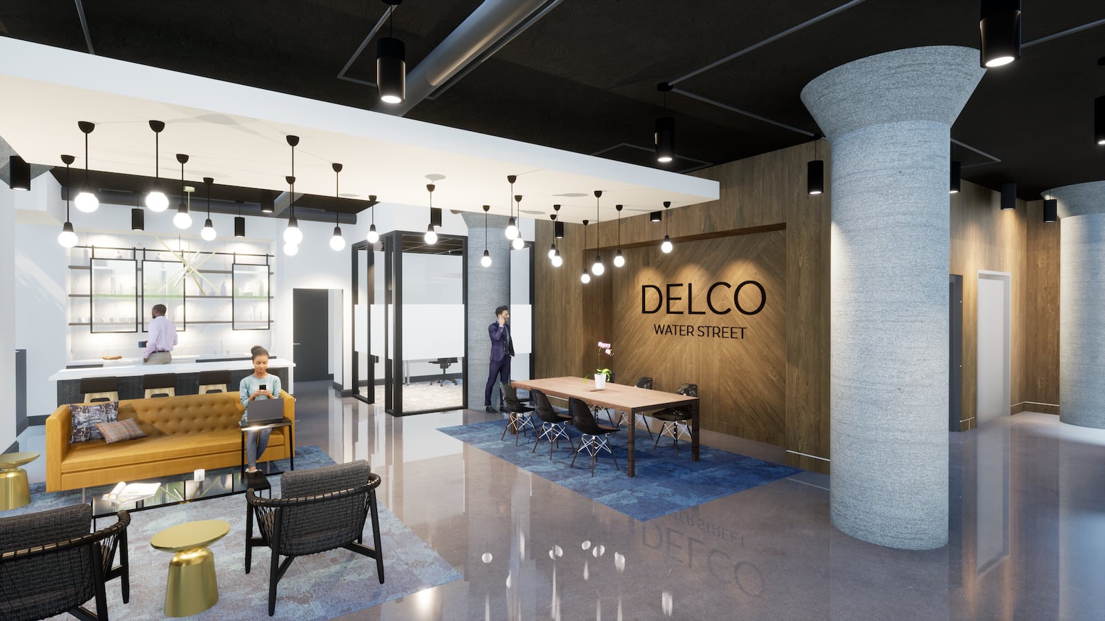 A rendering of the Delco, the former Mendelsons building. CONTRIBUTED BY THE COLUMBUS ARCHITECTURAL STUDIO