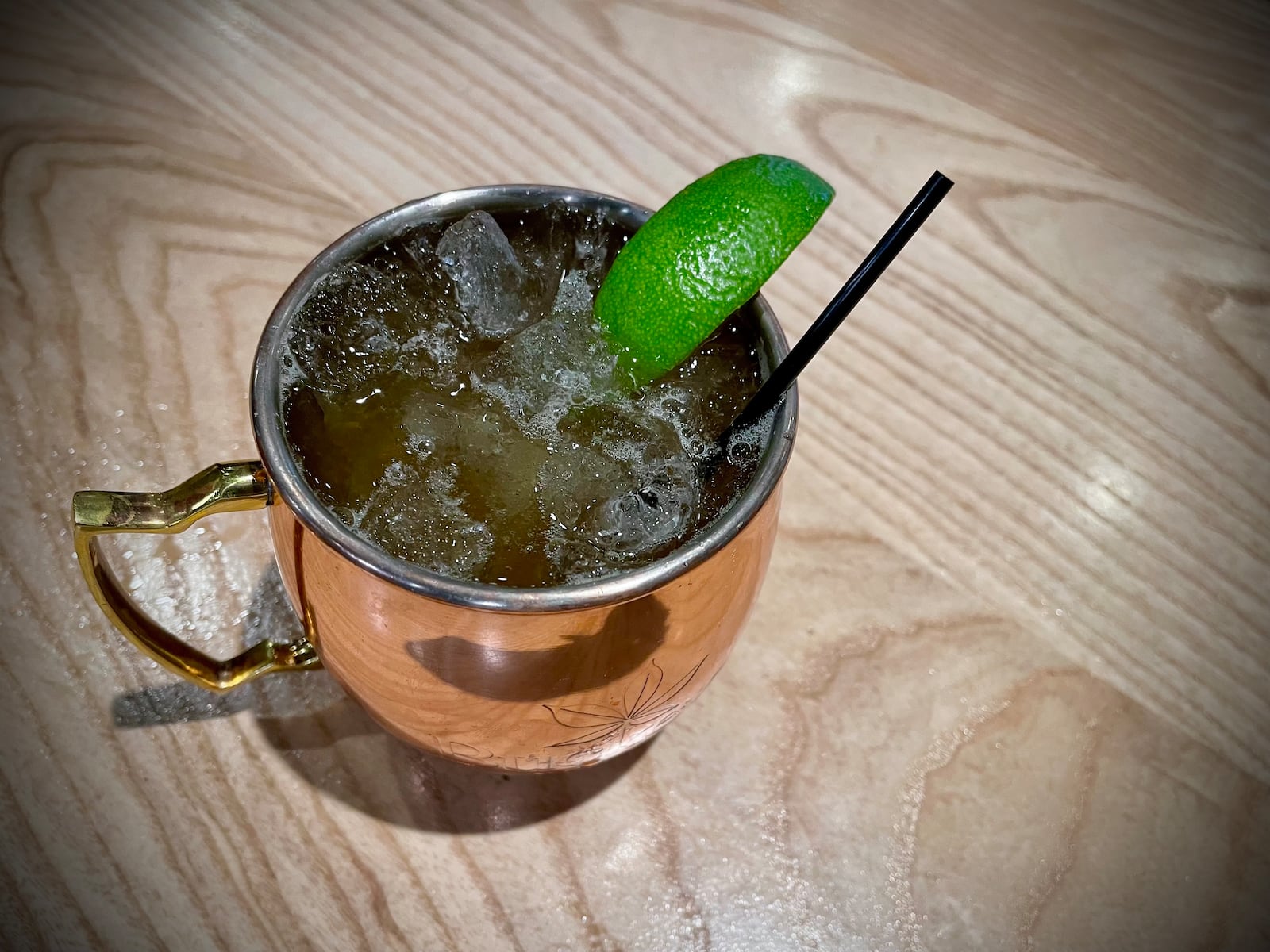 The Irish Mule at Loose Ends Brewing Company features lime juice, simple syrup, Jameson Irish Whiskey and ginger beer. NATALIE JONES/STAFF