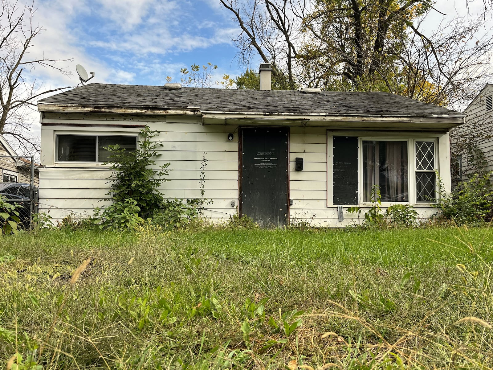 The Montgomery County Land Bank has been awarded $5.3 million in state funding to demolish about 150 blighted properties. About 11 properties on Mia Avenue in West Dayton will be removed, including this dilapidated home. CORNELIUS FROLIK / STAFF