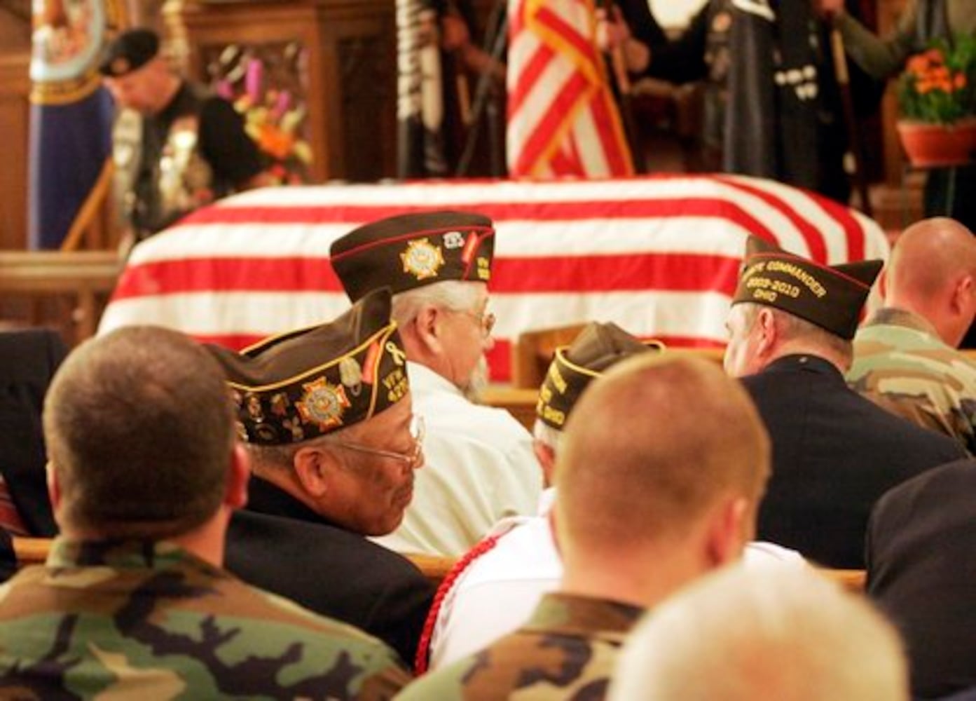 Funeral for slain 3 war veteran