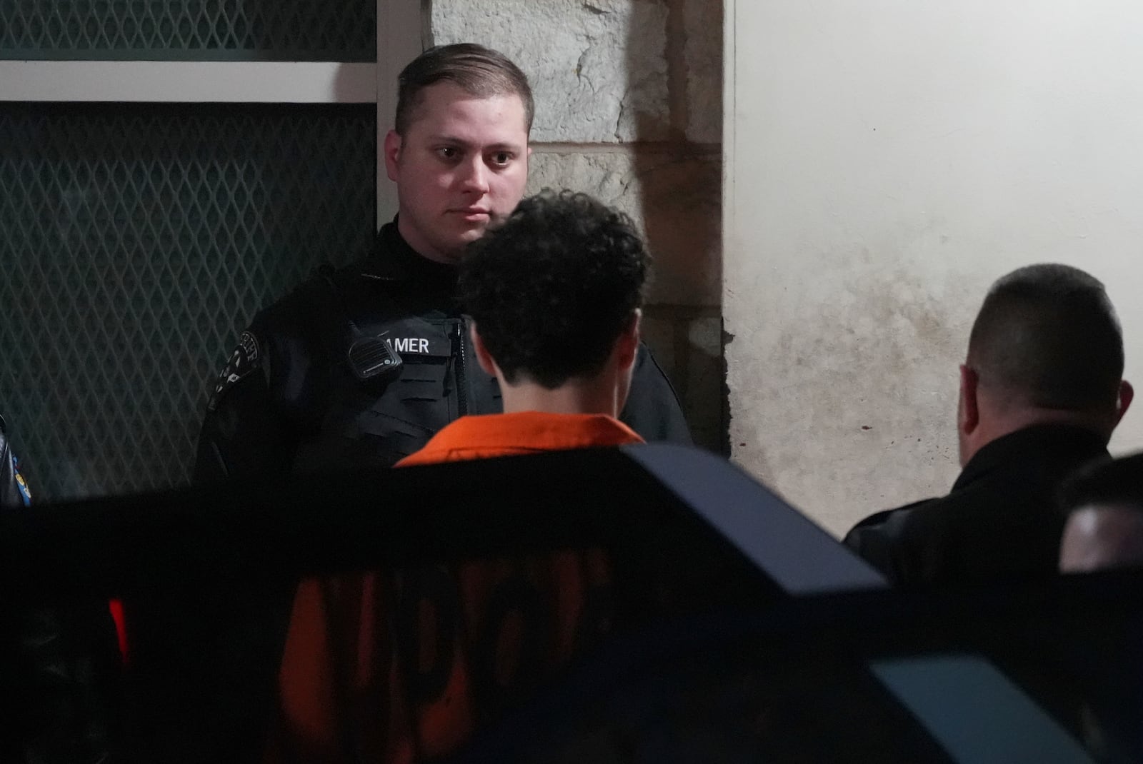 Luigi Nicholas Mangione arrives at Blair County Courthouse in Hollidaysburg, Pa., Thursday, Dec. 19, 2024. (AP Photo/Gene J. Puskar, Pool)