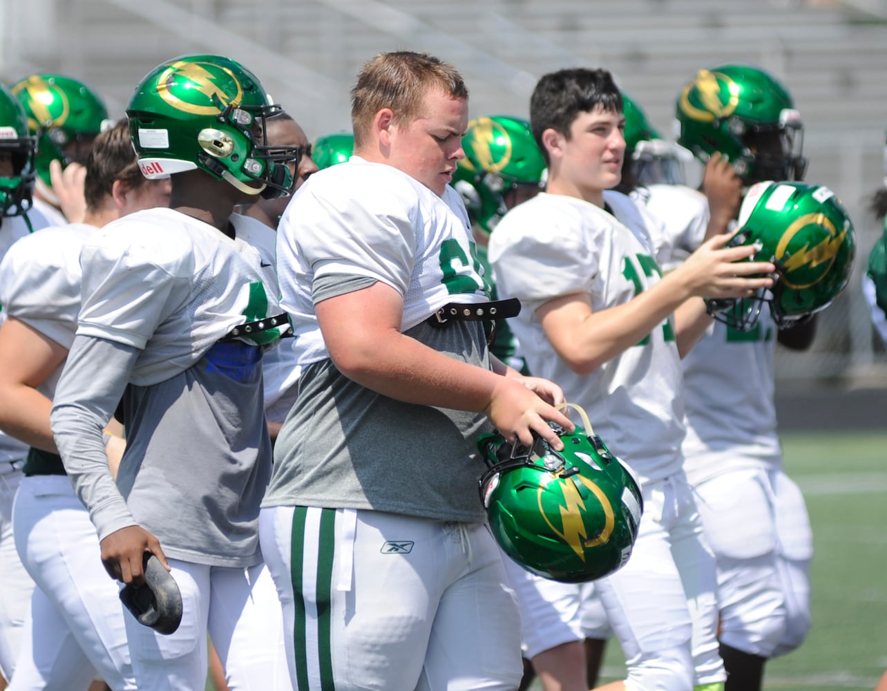 PHOTOS: Northmont Thunderbolts preseason football practice