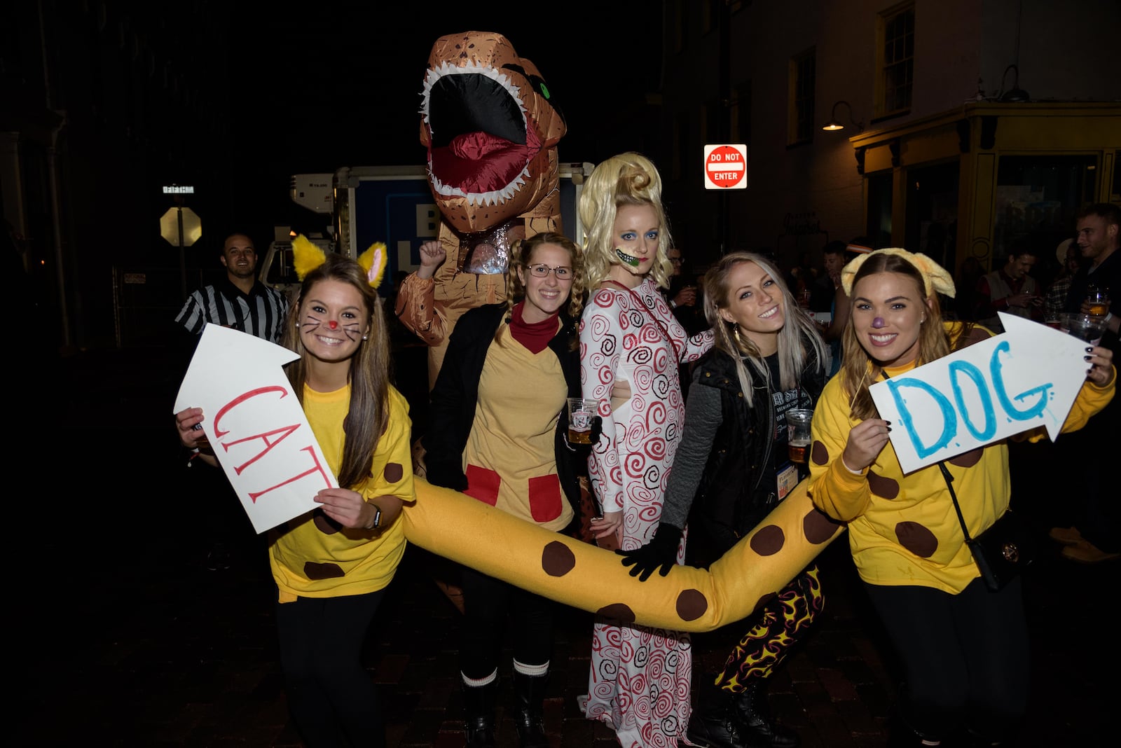 Hauntfest 2018 took over Fifth Street and the Oregon District near downtown Dayton on Saturday, Oct. 27. The annual Halloween event serves as a fundraiser for the business district that partly covers its improvement efforts. TOM GILLIAM / CONTRIBUTING PHOTOGRAPHER