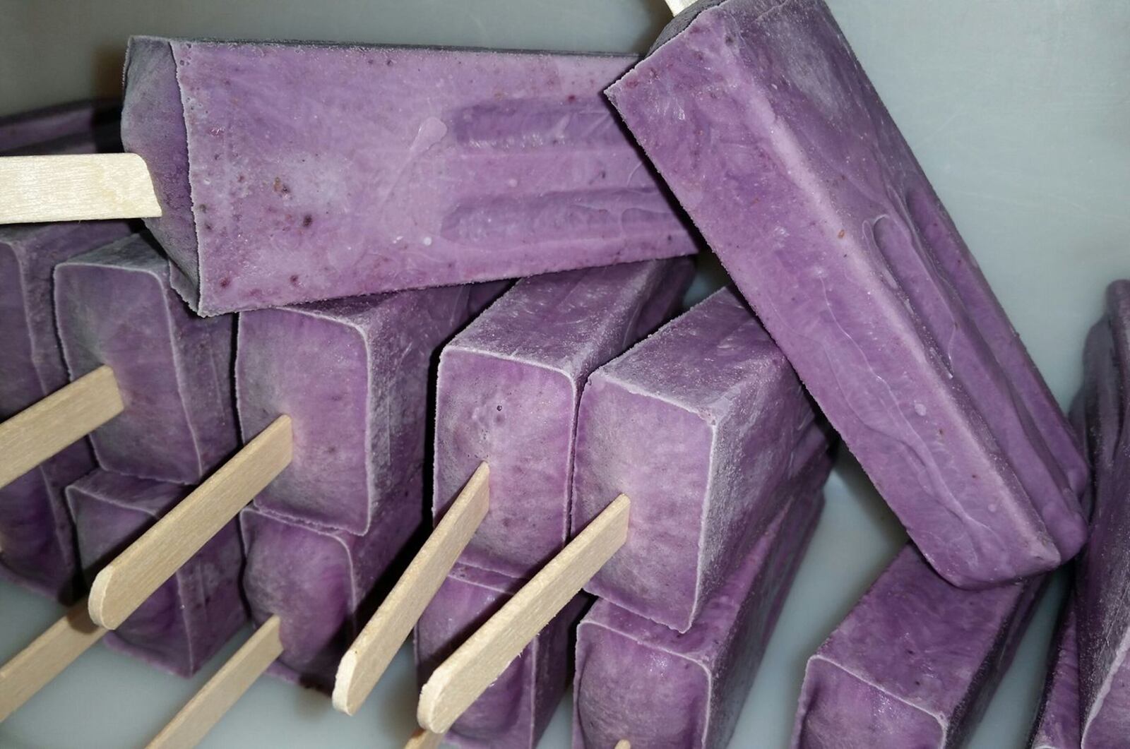 Blueberry Lavender Ice Pop from Sweet P's Handcrafted Ice Pops.