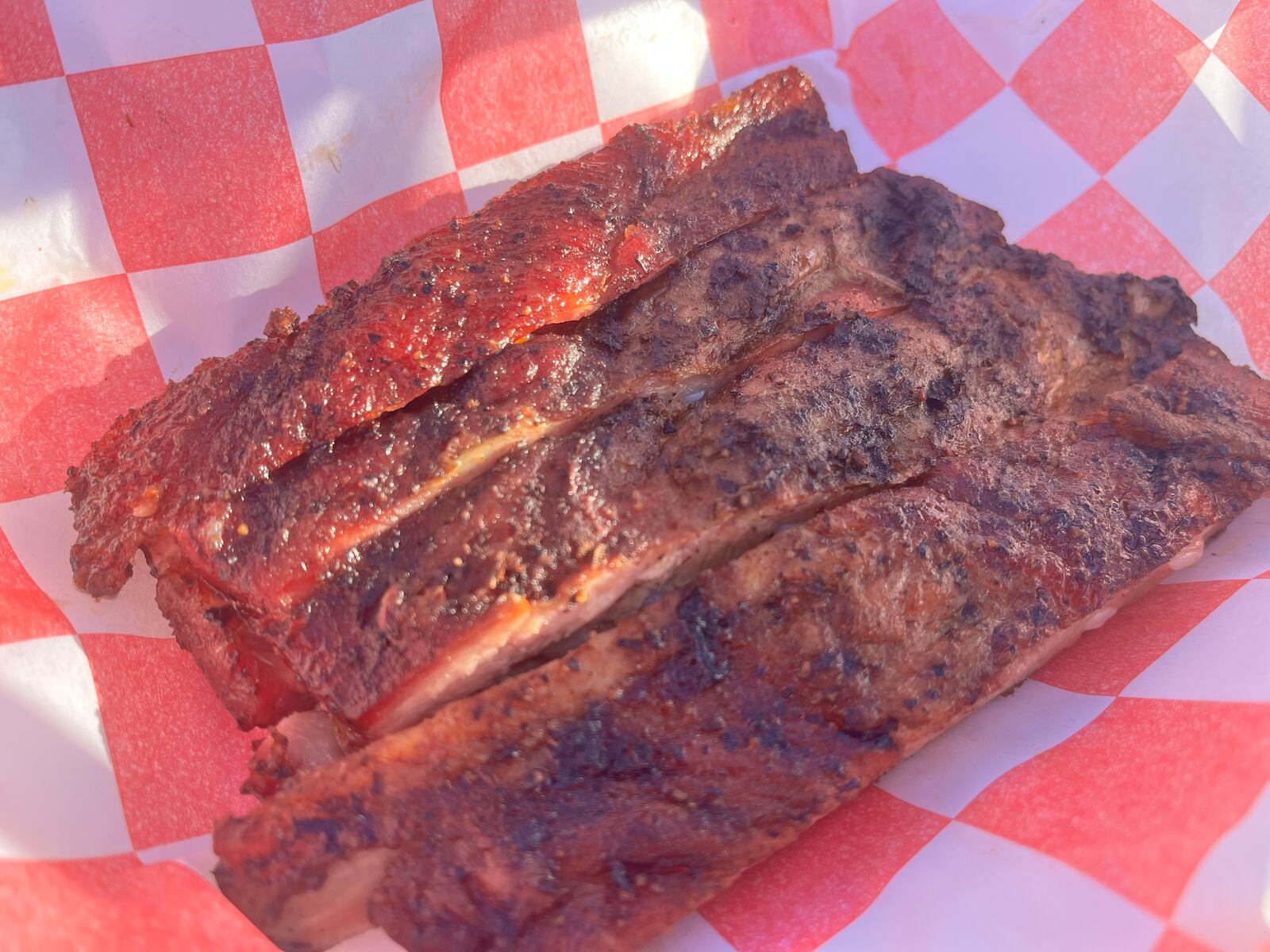 The Dayton Barbecue Company has a permanent spot at Hidden Valley Orchards in Lebanon. NATALIE JONES/STAFF