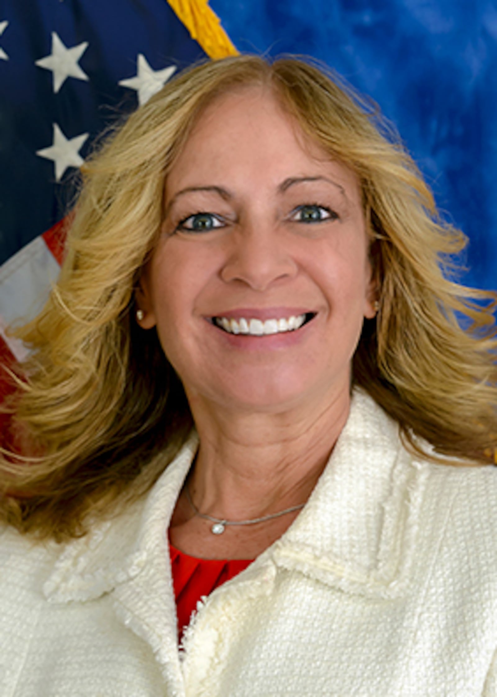 Carolyn L. Destefani, 56, a trustee in Sugarcreek Township, Greene County, is an Air Force veteran.

Photo Credit: Ohio Department of Veterans Services.