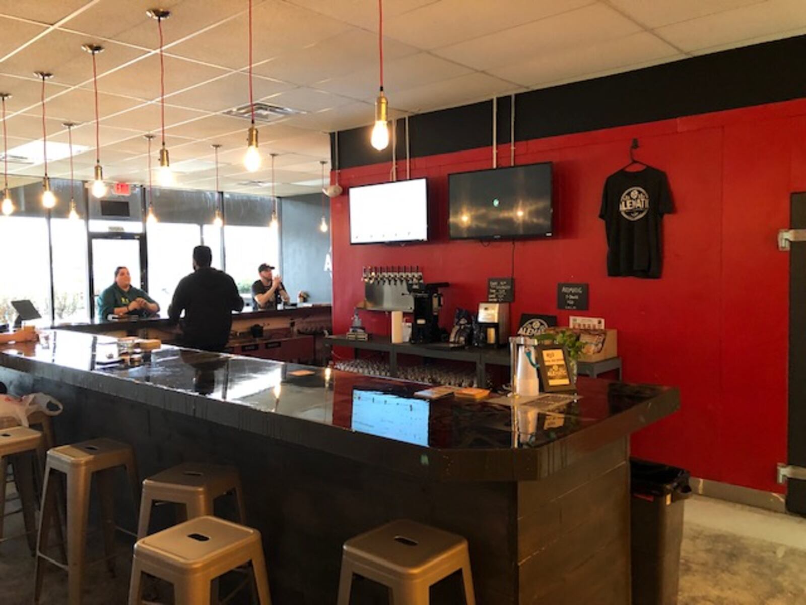 A new Dayton-area craft brewery, Alematic Artisan Ales at 6182 Chambersburg Road, is now open in Huber Heights. Alematic will specialize in craft beers, including small-batch ales, lagers and sours, and will also make its own wines and ciders. MARK FISHER / STAFF PHOTO