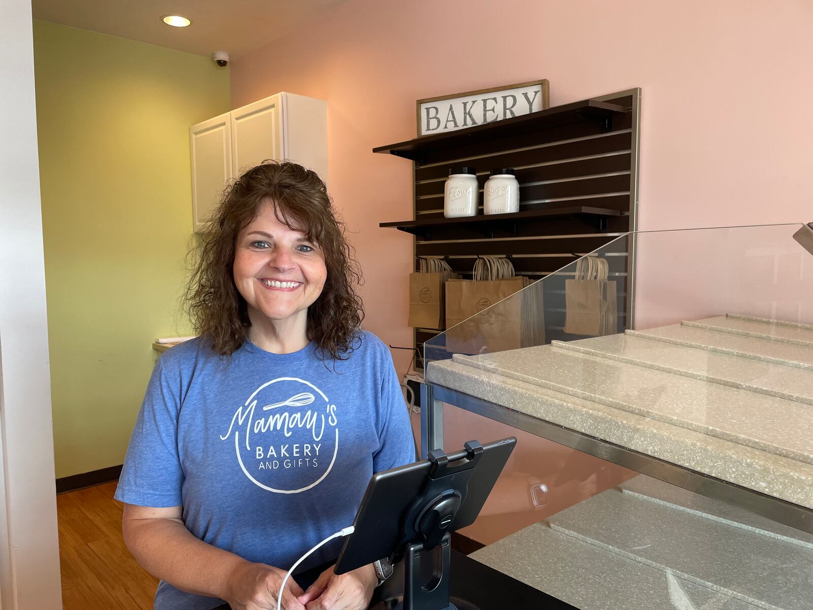 Mamaw’s Bakery and Gifts is opening Friday, Aug. 25 in the former location of Gigi’s Cupcakes on Colonel Glenn Highway near Wright State University. Pictured is Owner Mendy Williams. NATALIE JONES/STAFF