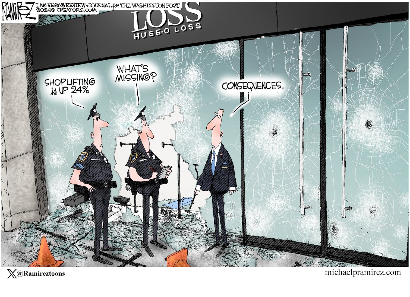 CARTOONS: Michael Ramirez, Aug. 12, 2024