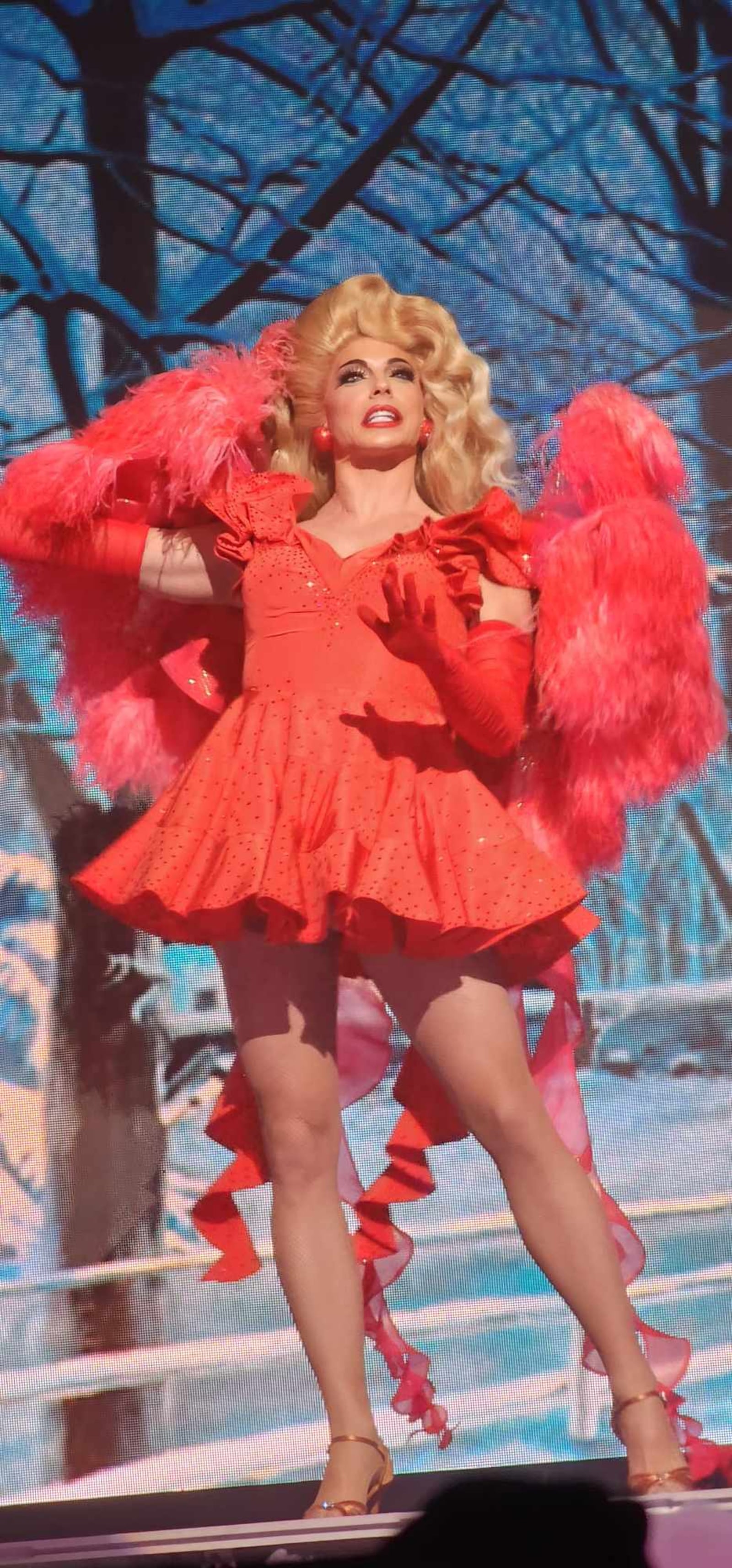 Alyssa Edwards of "RuPaul's Drag Race" performs "The Best Things Happen While You're Dancing" in "A Drag Queen Christmas" Nov. 29 at the Schuster Center. PHOTO BY AMY ZOBRIST