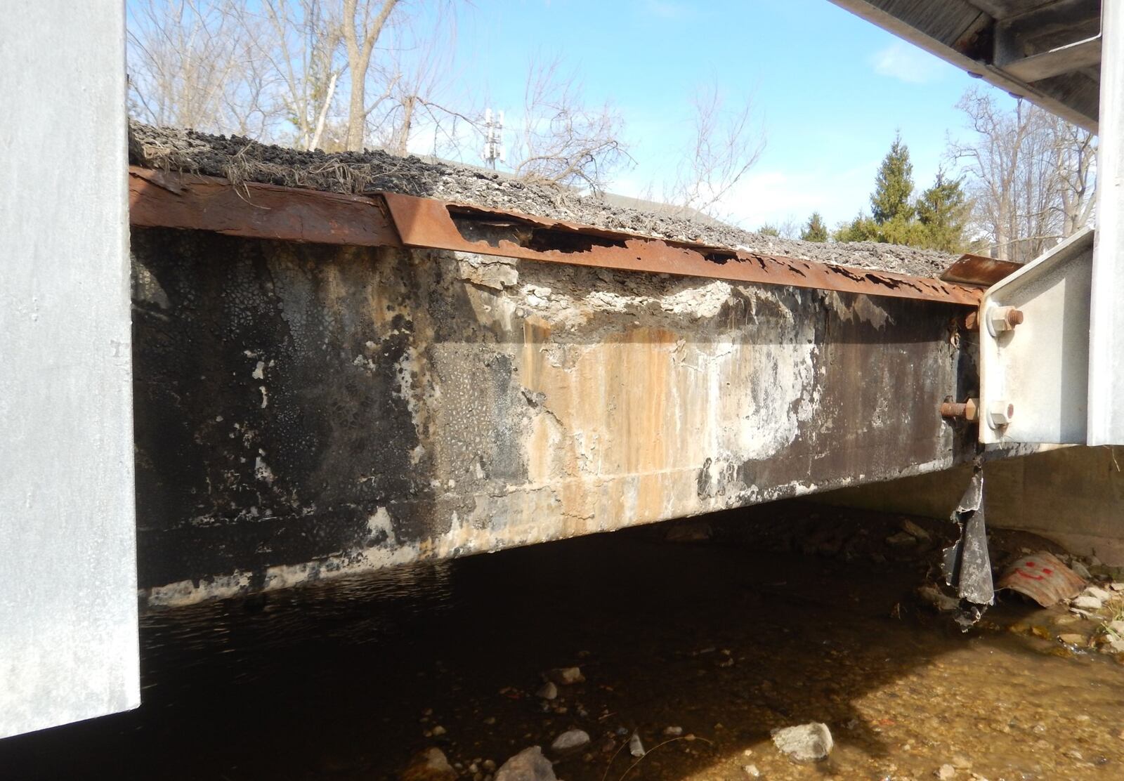 A bridge in Wenger Road will be reconstructed early next year. Photo provided by the Montgomery County Engineer's Office.