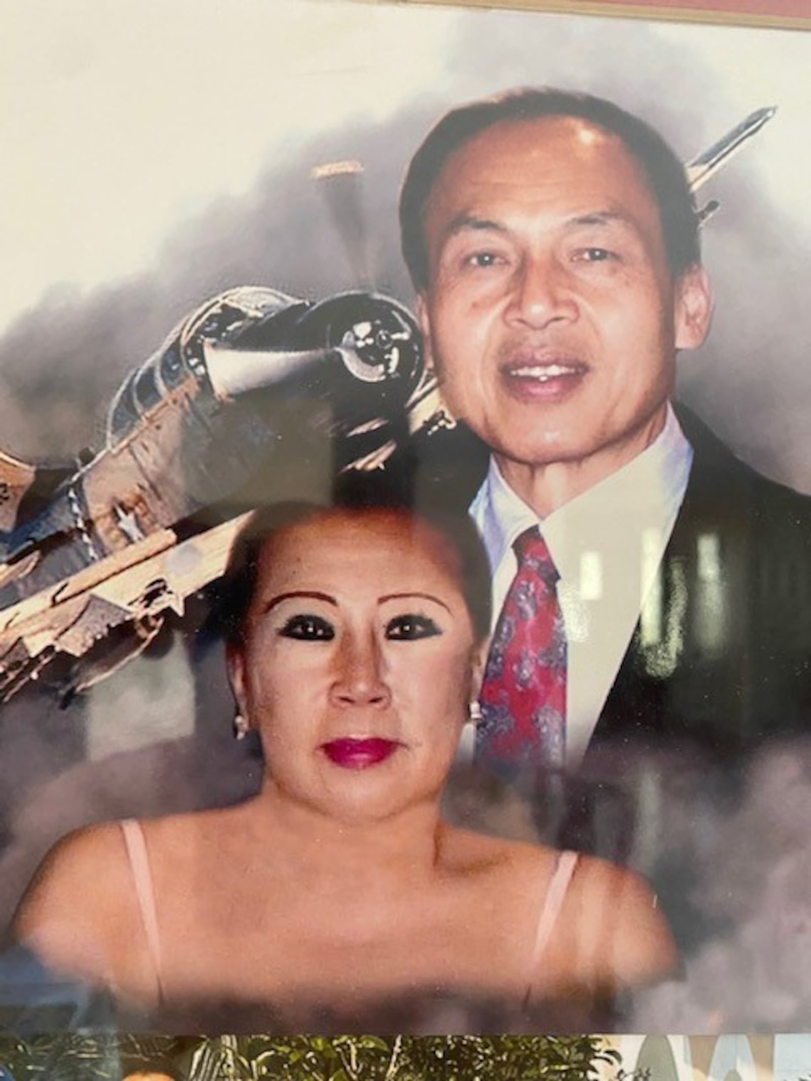 Former A-1 Skyraider combat pilot Ba Nguyen and his wife Yvonne. They were wed in 1971 and were married 49 years when she died last October. CONTRIBUTED