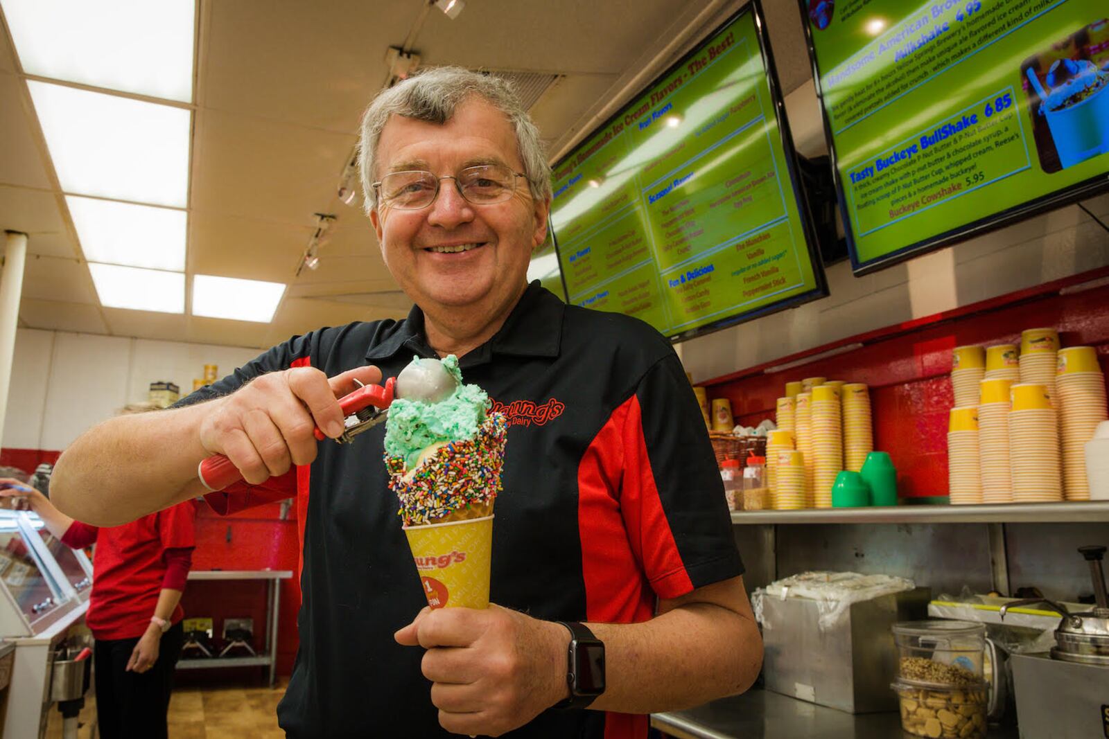 Dan Young is the Chief Ice Cream Dipper at Young's Jersey Dairy and our Daytonian of the Week.