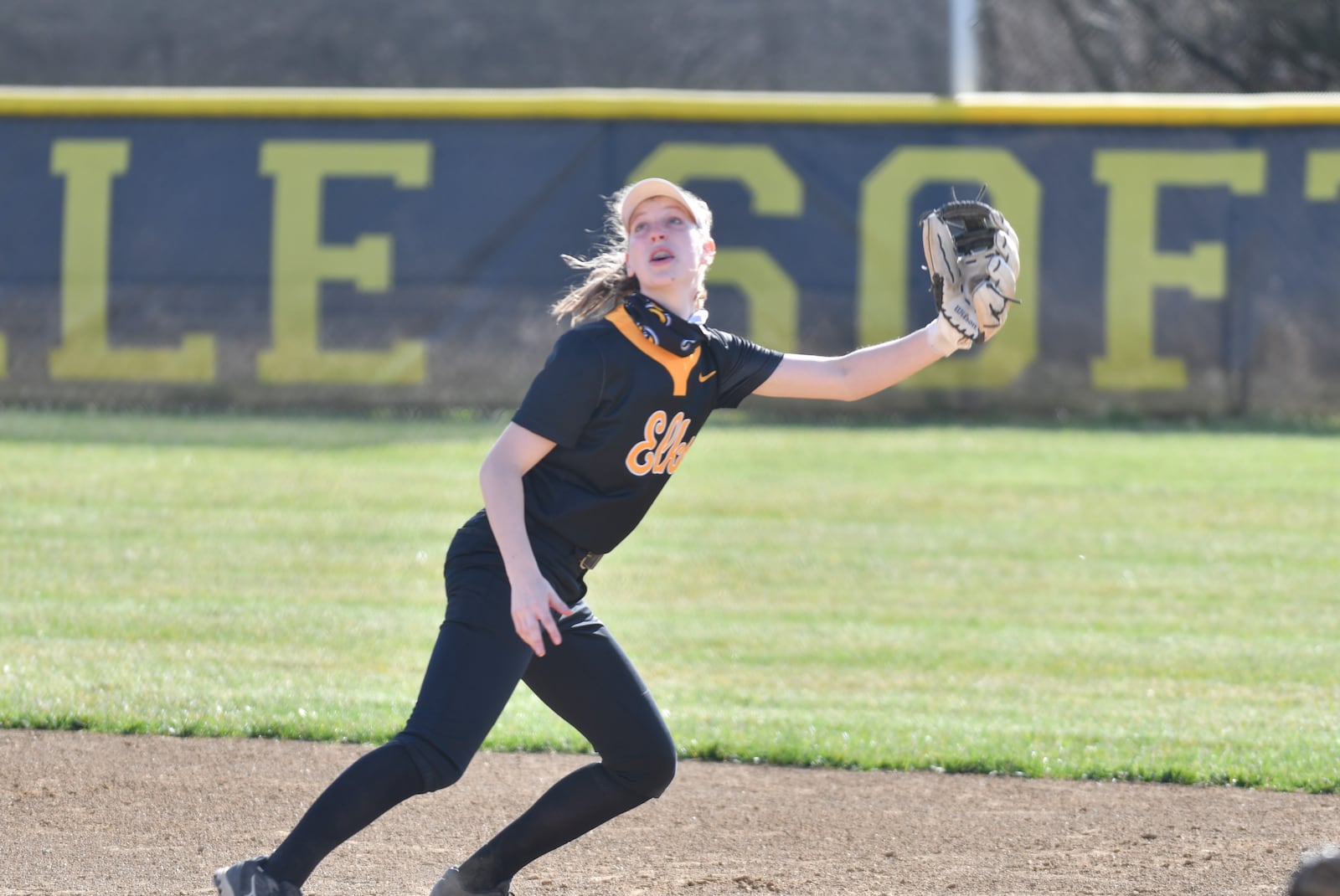 Centerville senior Emma Schutter returns as the GWOC’s top hitter. Her .607 average in 2019 set the Elks’ single-season record, surpassing Christine Scholle’s .538 in 2012. Greg Billing/CONTRIBUTED