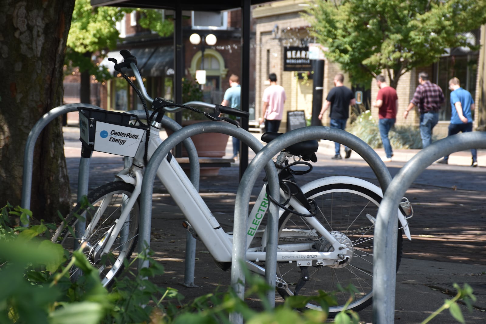 LINK Dayton Bike Share suspended operations on Sept. 30, 2024, citing financial challenges. Link had 38 stations in the greater downtown Dayton area, including this one in the Oregon District. CORNELIUS FROLIK / STAFF