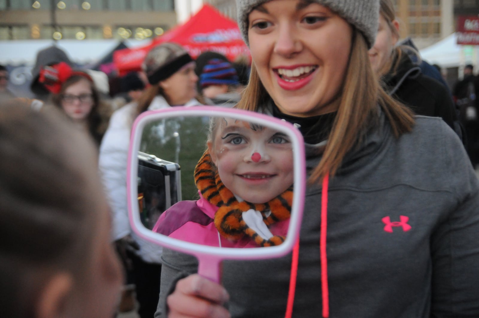 Here's who we spotted getting into the holiday spirit early at Austin Landing's holiday tree lighting, which included special guests Santa Claus and the Budweiser Clydesdales on Saturday, Nov. 10, 2018. DAVID MOODIE/CONTRIBUTED