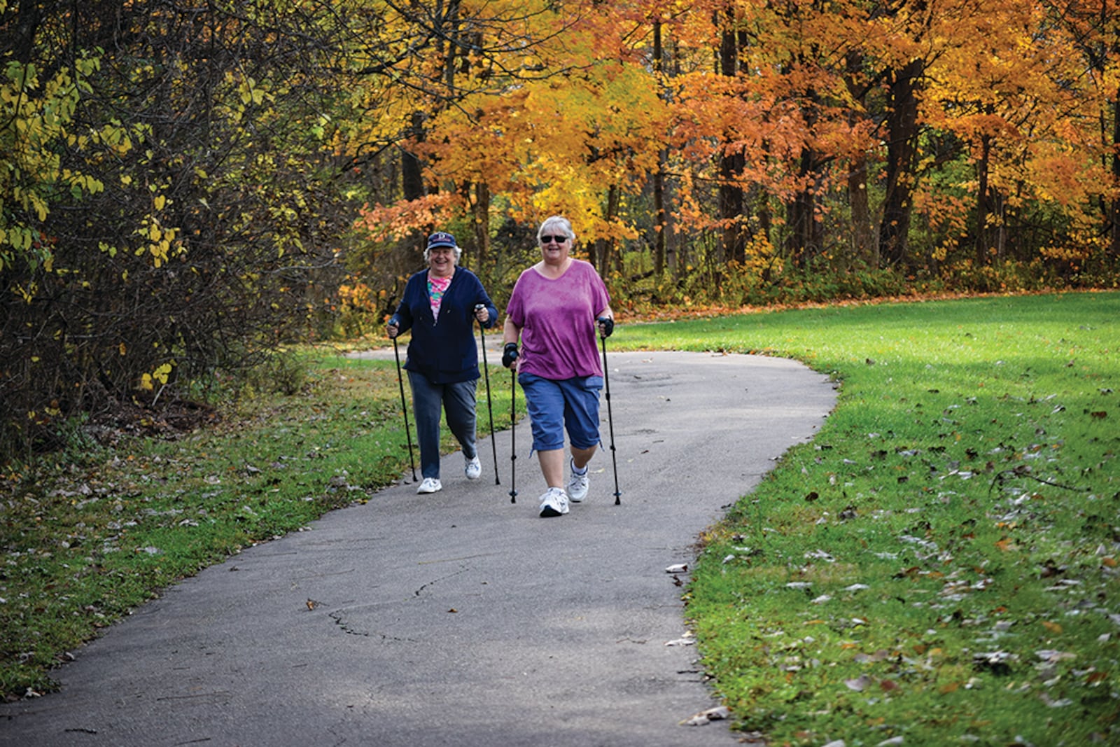 The Centerville-Washington Park District's Trail Trekking program is open to adults of all ages and abilities. CONTRIBUTED