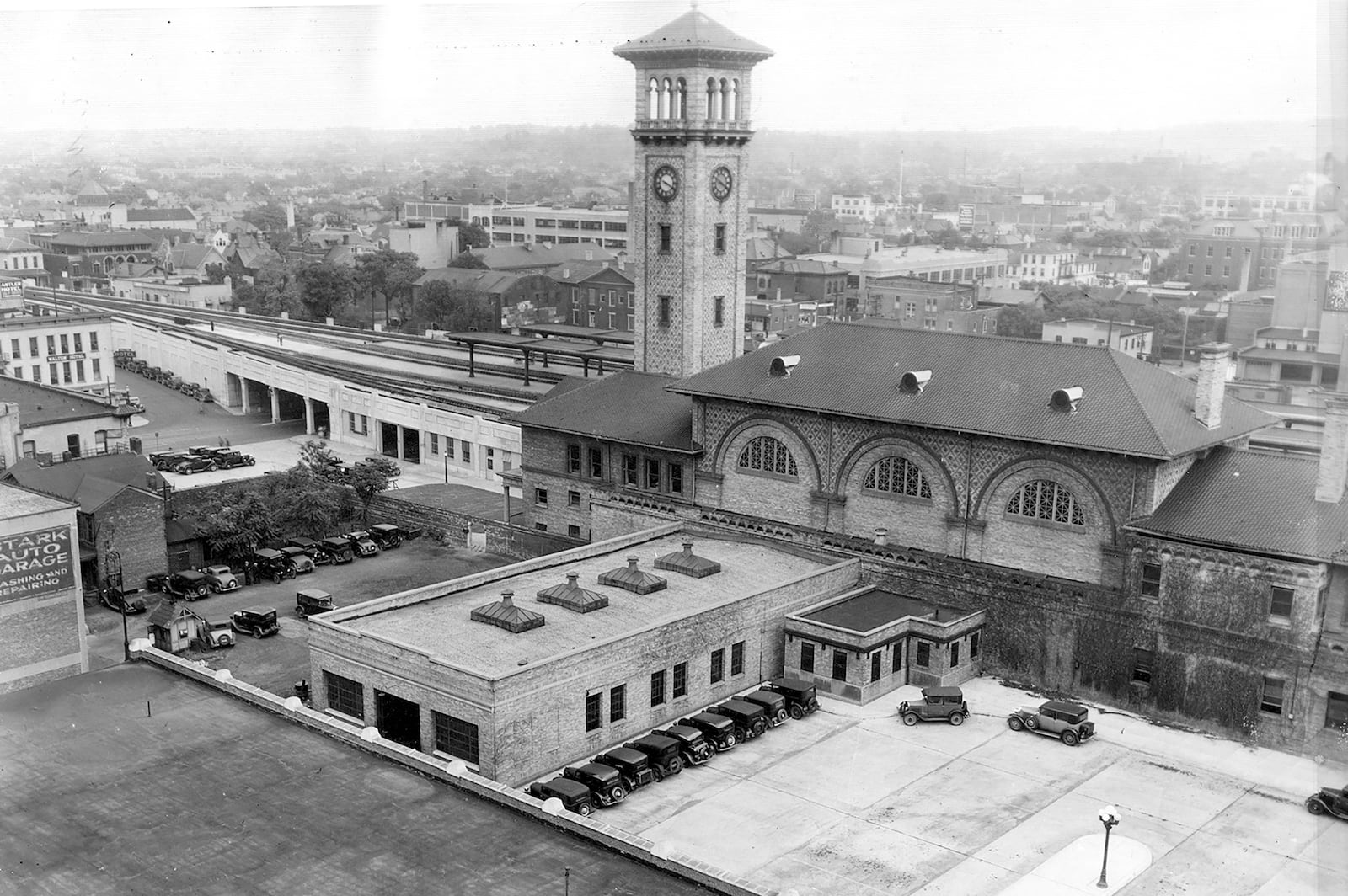 An undated photograph of Union Station. The "Tower Depot" was dedicated July 21, 1900. DAYTON DAILY NEWS ARCHIVE