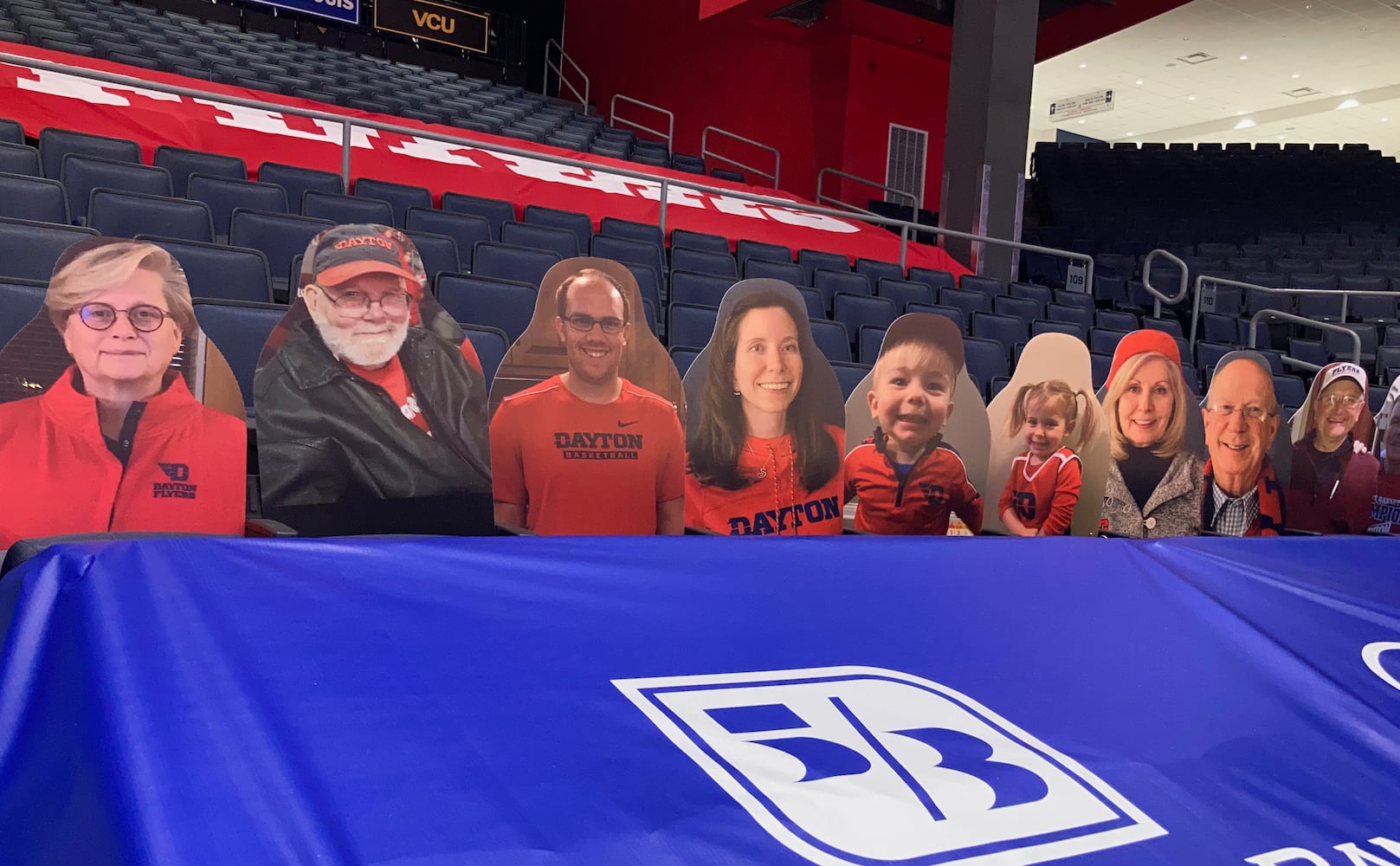 Photos: Dayton Flyers fan cutouts at UD Arena