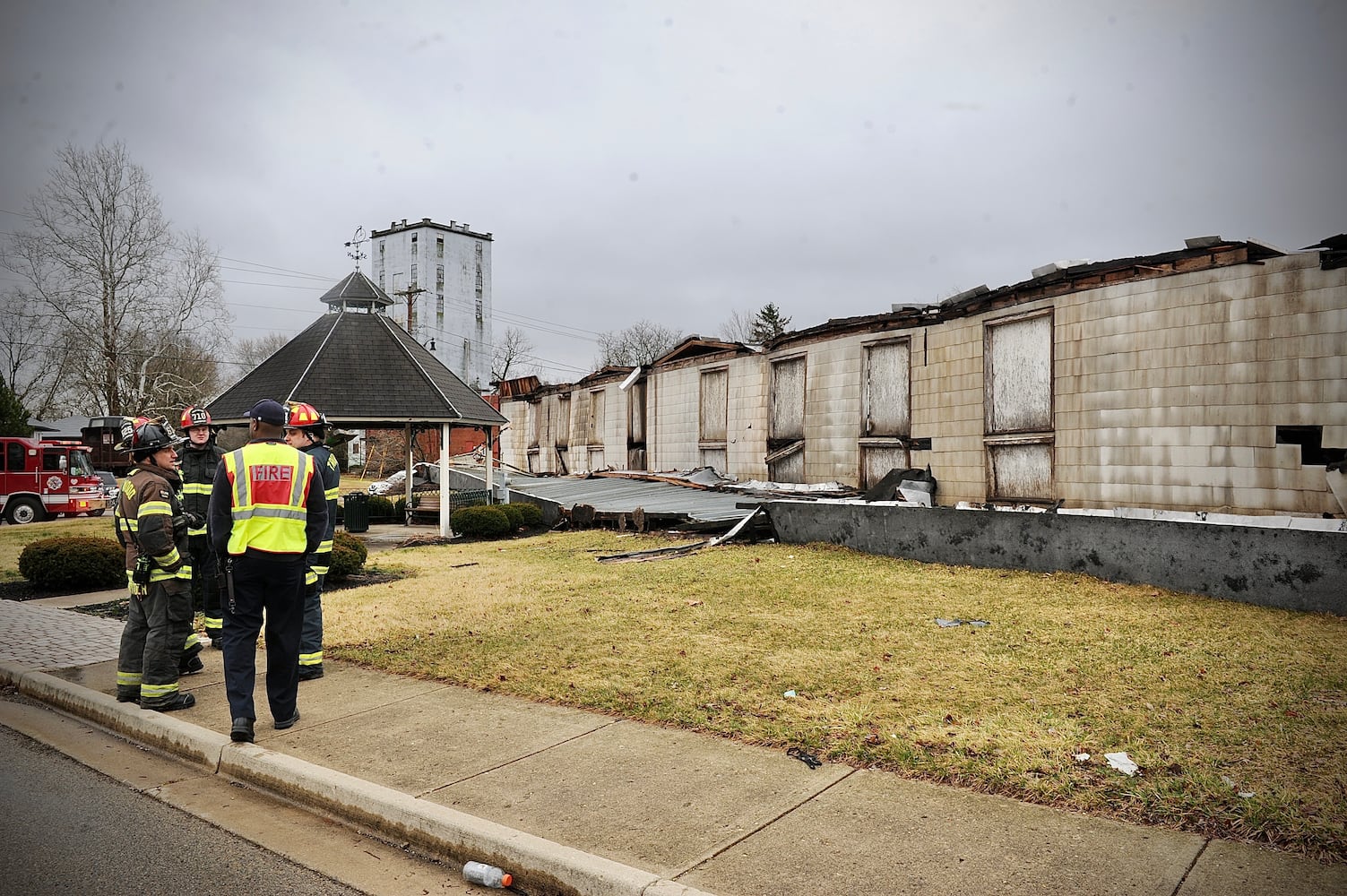 PHOTOS: Partial building collapse in Trotwood