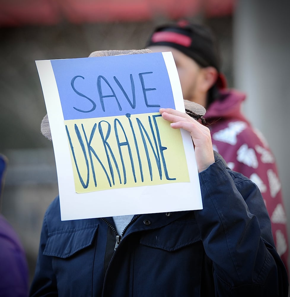 Dayton Ukraine protest