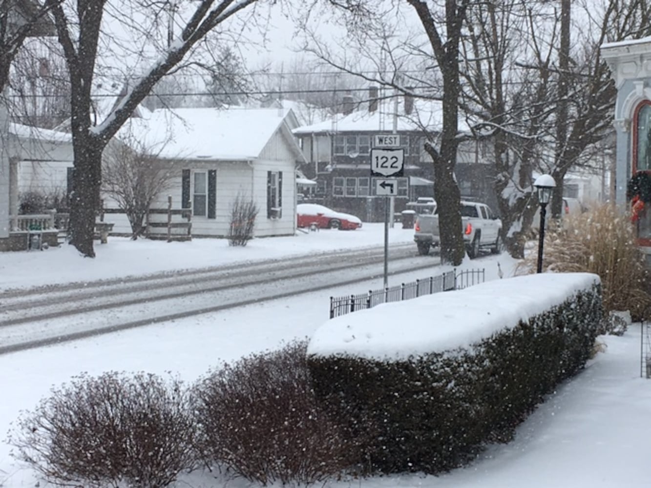 PHOTOS: Snowstorm covers region Saturday