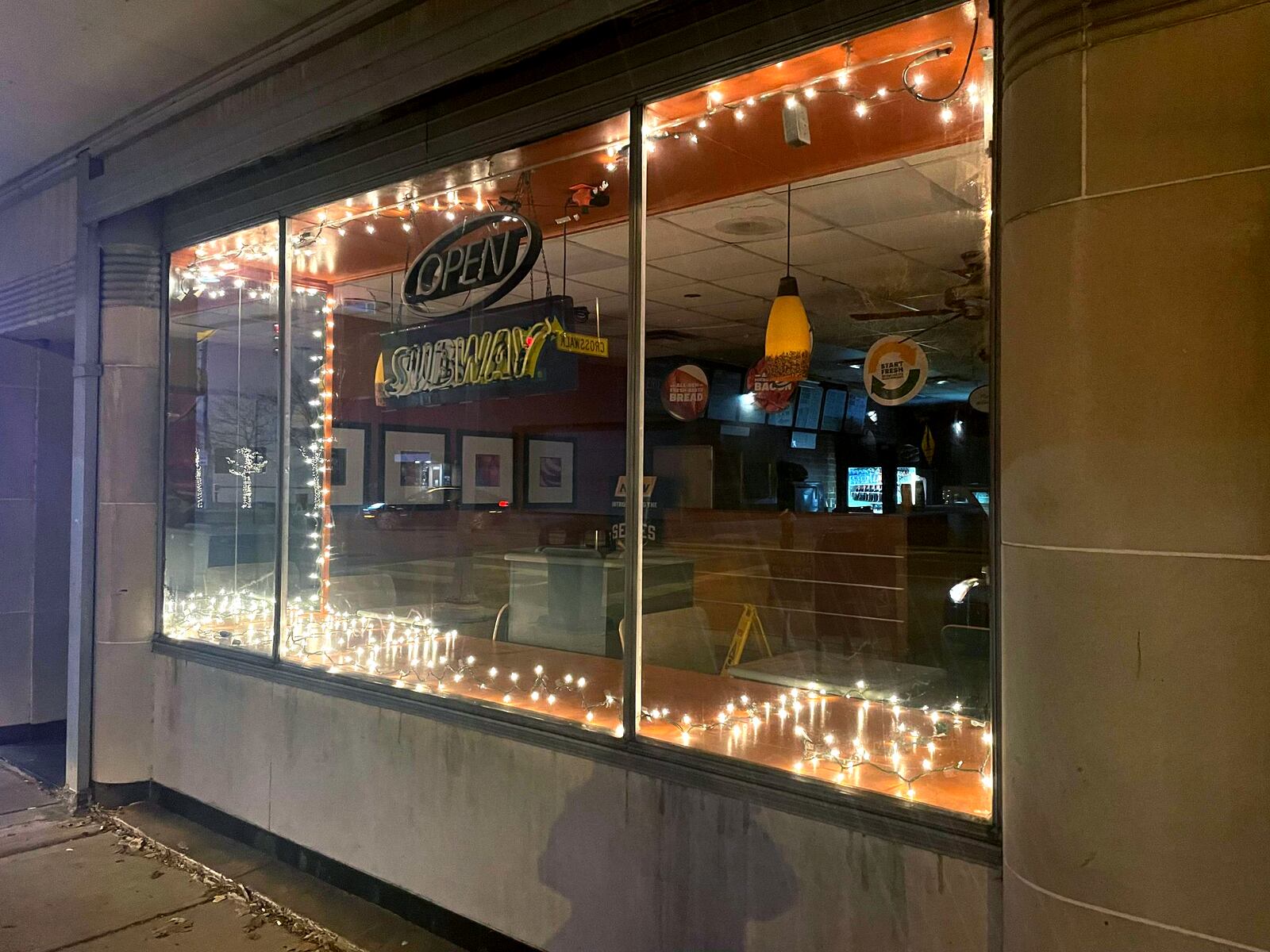 Subway, competitor in the downtown Dayton Whimsical Windows contest in 2022