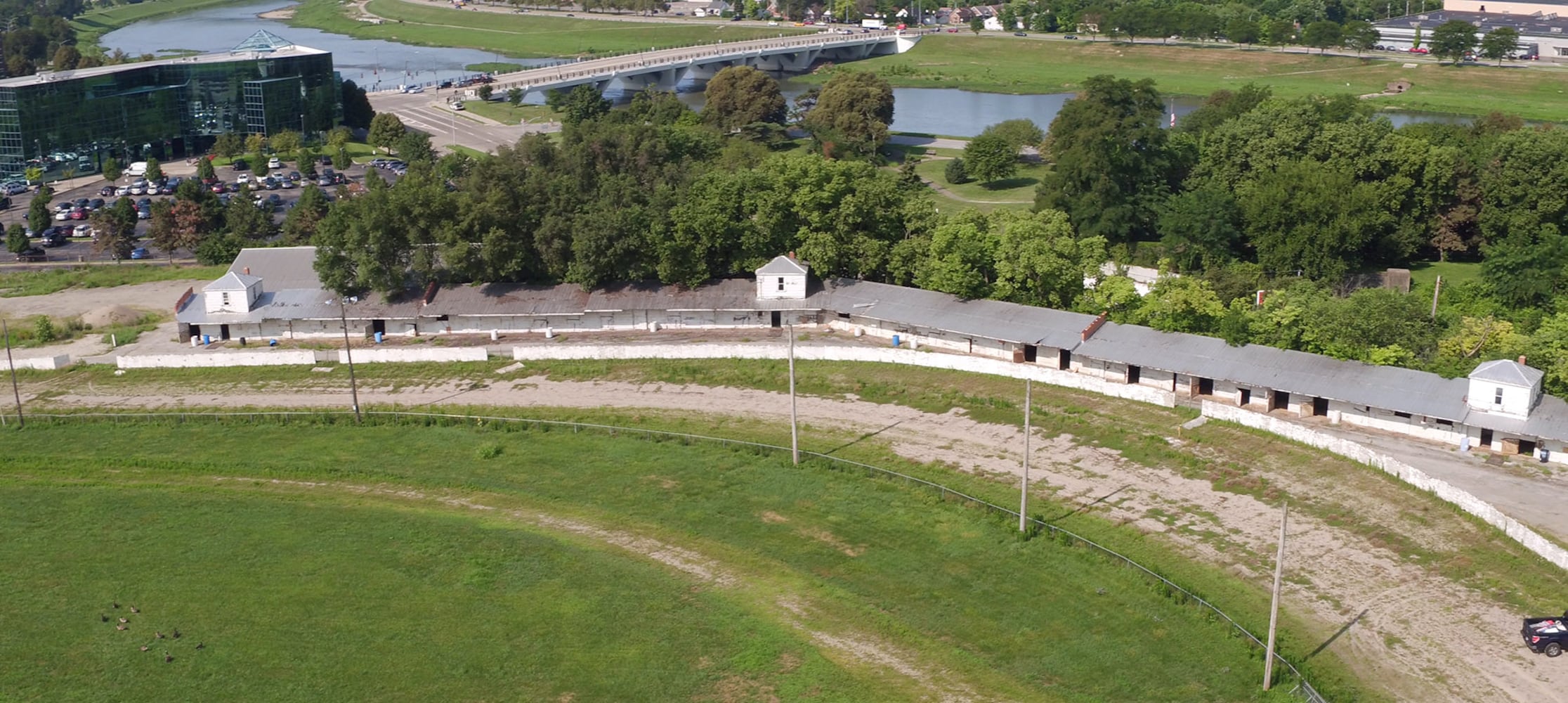 PHOTOS: Buildings demolished at old Montgomery County Fairgrounds