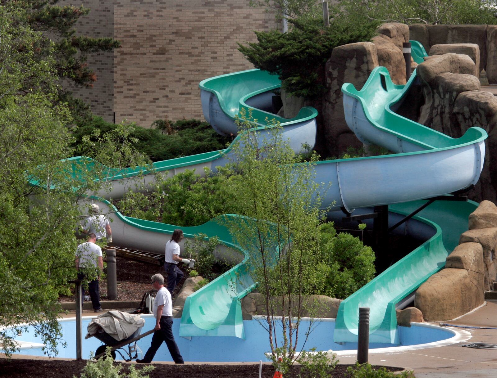 Adventure Reef Water Park has the biggest waterslide in Montgomery County.