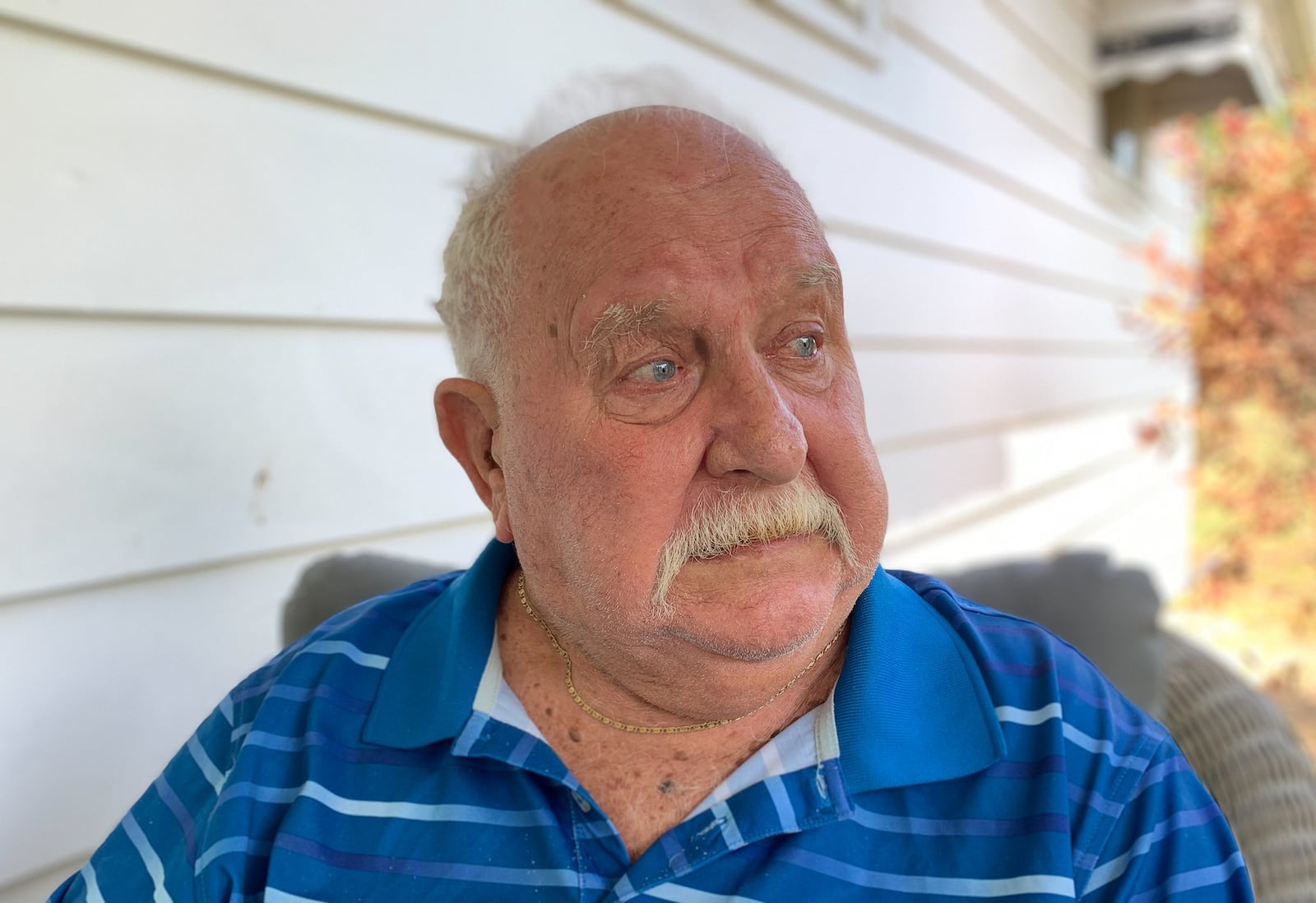 Billy McFarland said he “got real lucky” that his house along Crawford Toms Run Road in Perry Twp. was spared by the most damaging Memorial Day tornado that formed just west of his home. CHRIS STEWART / STAFF