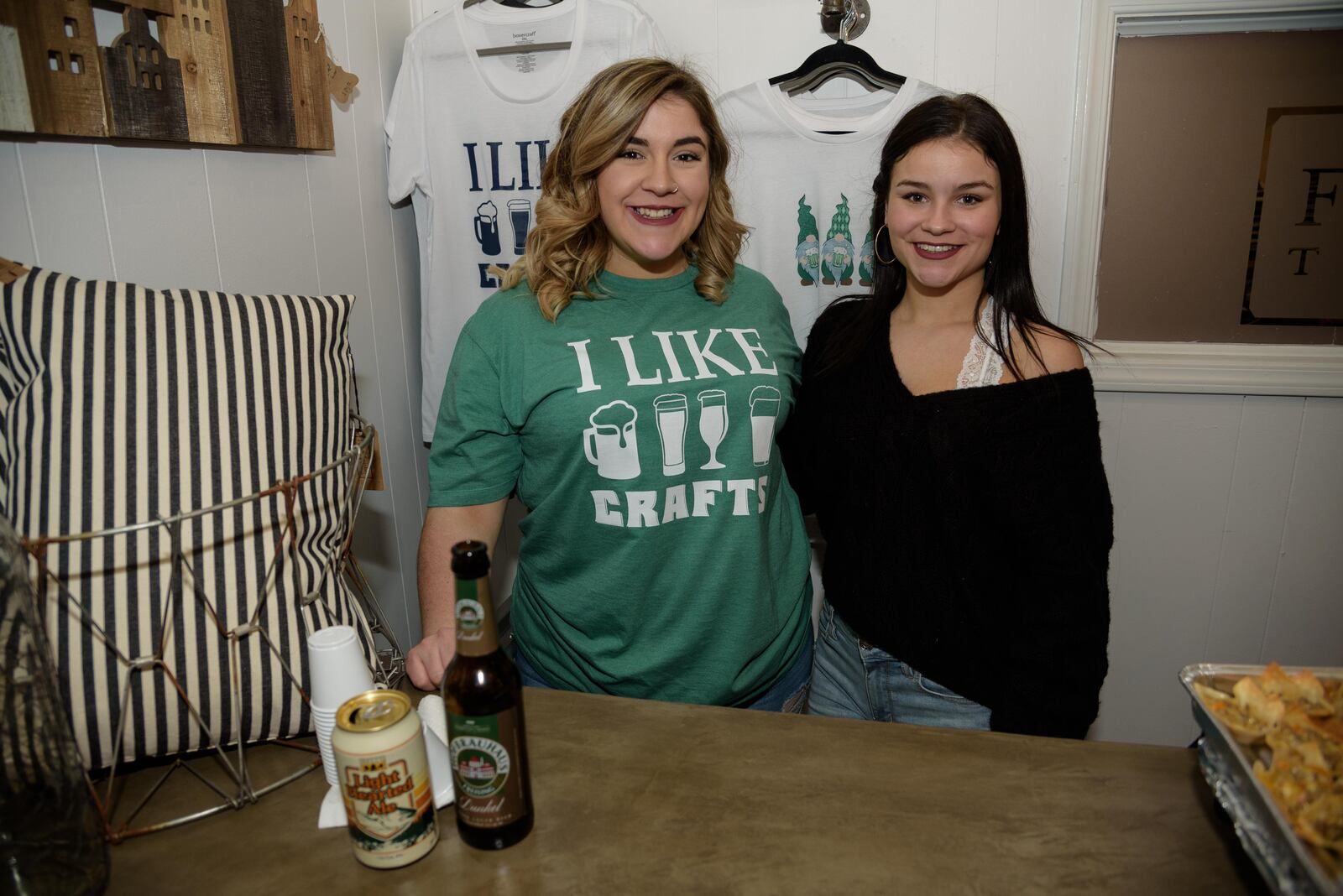 Downtown Tipp City hosted a St. Patrick's Day-themed beer crawl on Friday, March 6, 2020. The event featured an impressive roster of beer and non-alcohol related fun at numerous downtown businesses and attendees were able to stroll around, sampling beers in each shop and restaurant. TOM GILLIAM / CONTRIBUTING PHOTOGRAPHER