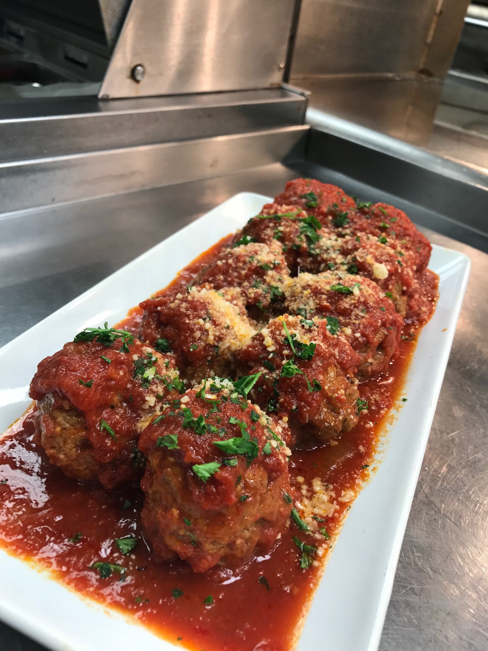 Mamma DiSalvo’s is having a meatball eating contest.