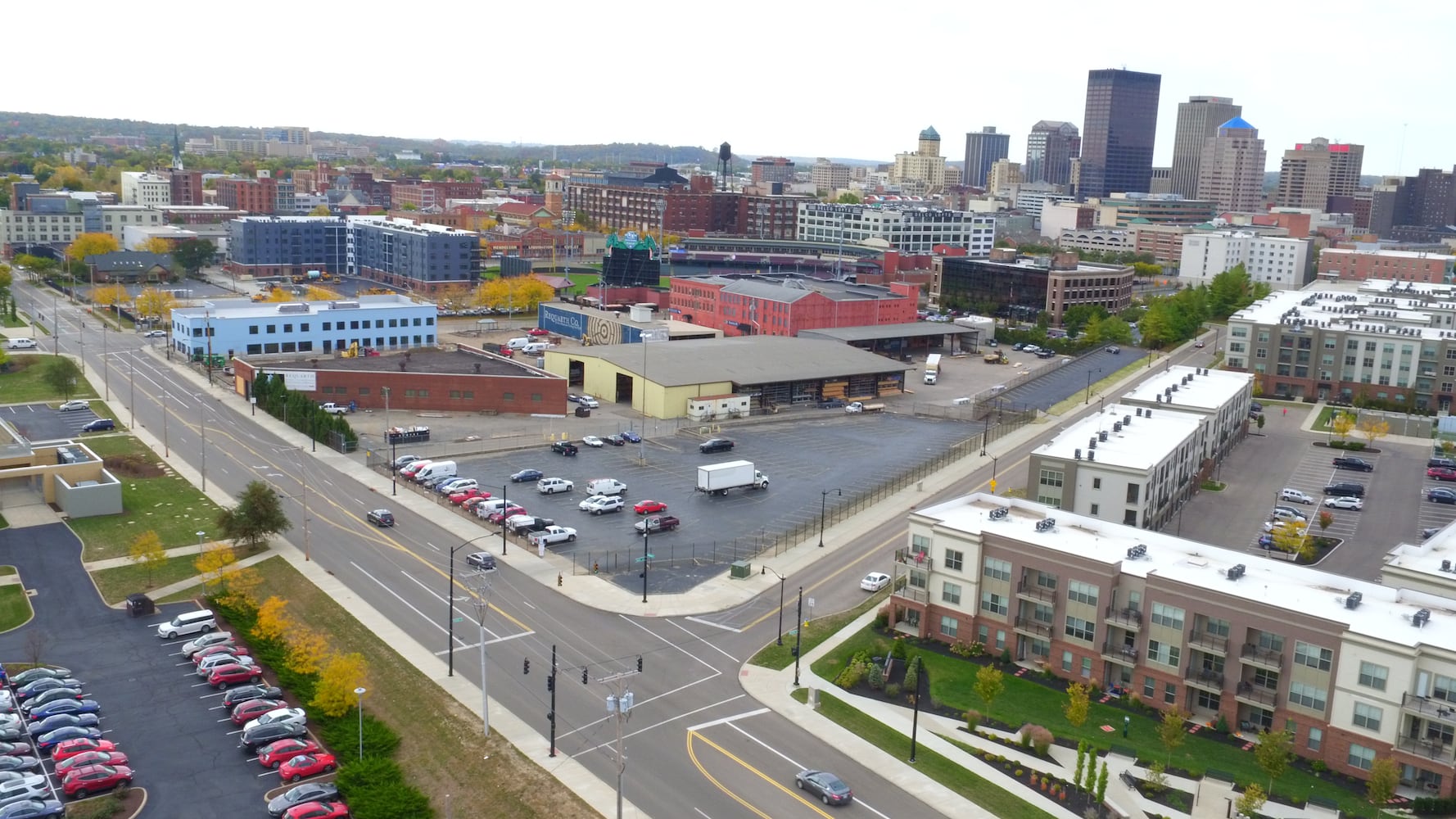 PHOTOS: What this booming area in downtown Dayton looks like from above