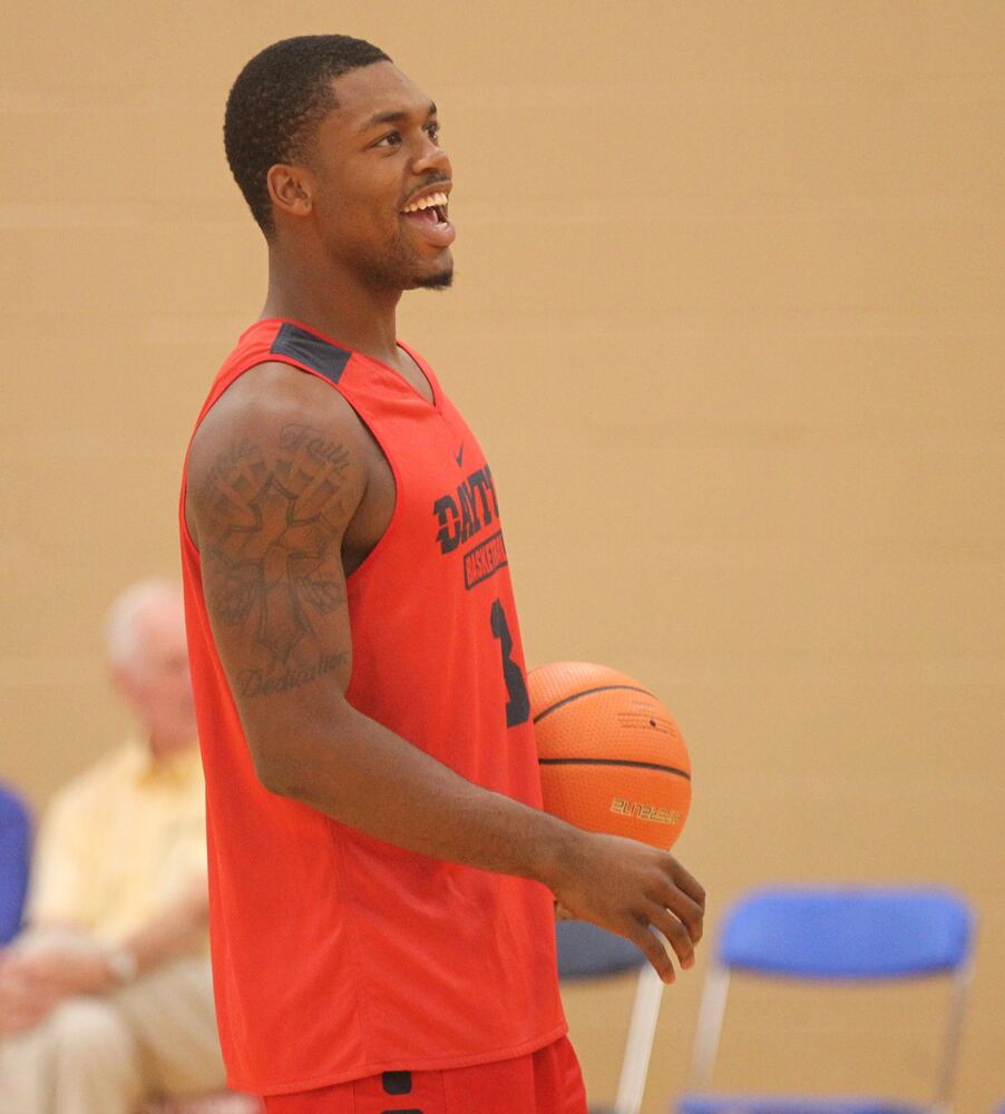 Photos: Dayton Flyers working out at Cronin Center