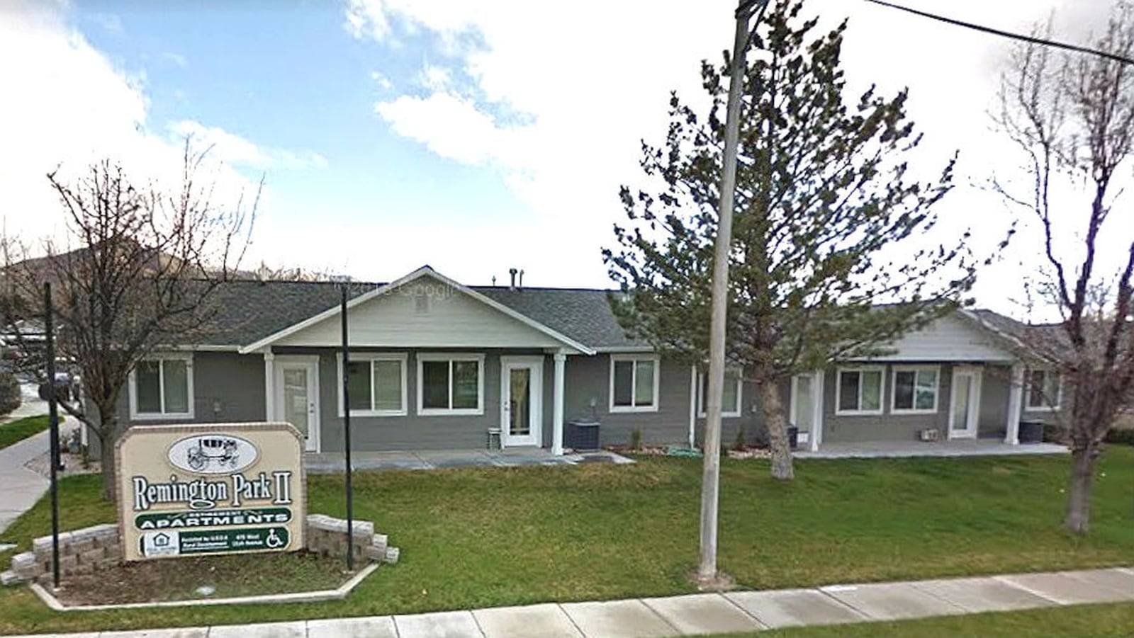 The Remington Park Apartments retirement community in Tooele, Utah, is seen in a 2018 Street View image. The body of Paul Edward Mathers was found hidden in his wife’s freezer Nov. 22, 2019, after a maintenance man asked police to conduct a welfare check on 75-year-old Jeanne Souron-Mathers. Paul Mathers, 58, was last seen in February 2009.