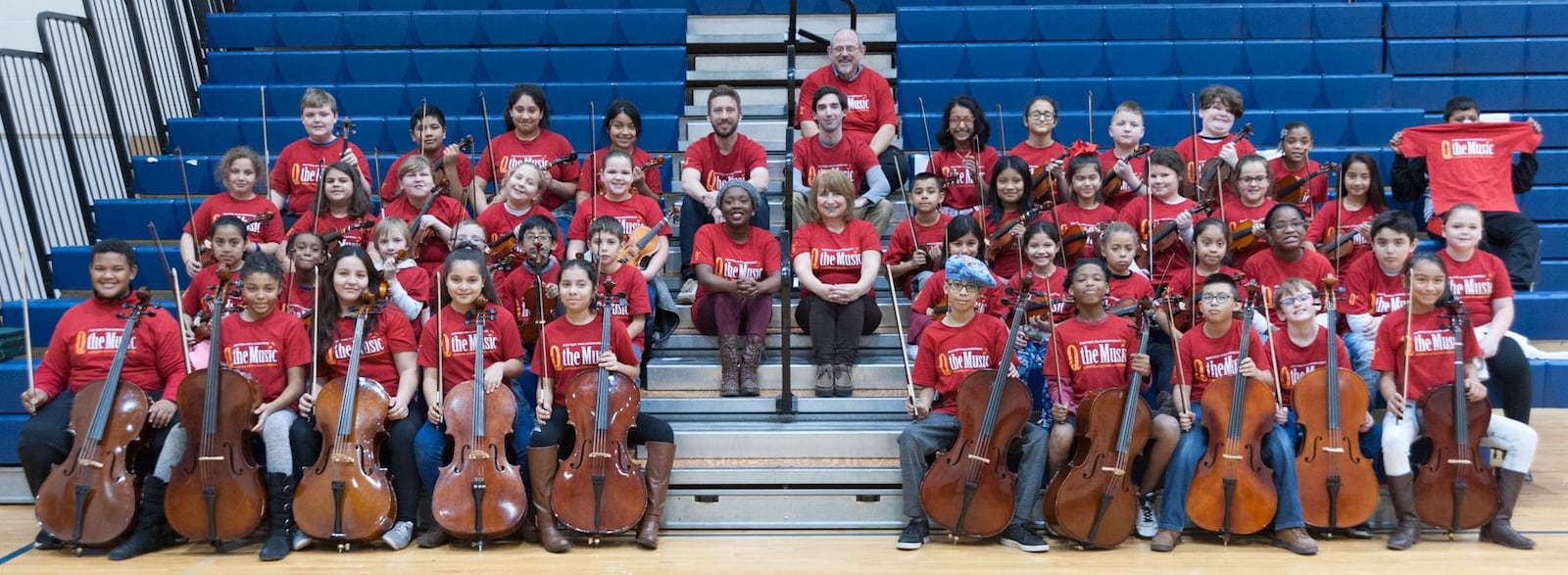 Students participate in the Dayton Performing Arts Alliance's Q the Music program. CONTRIBUTED