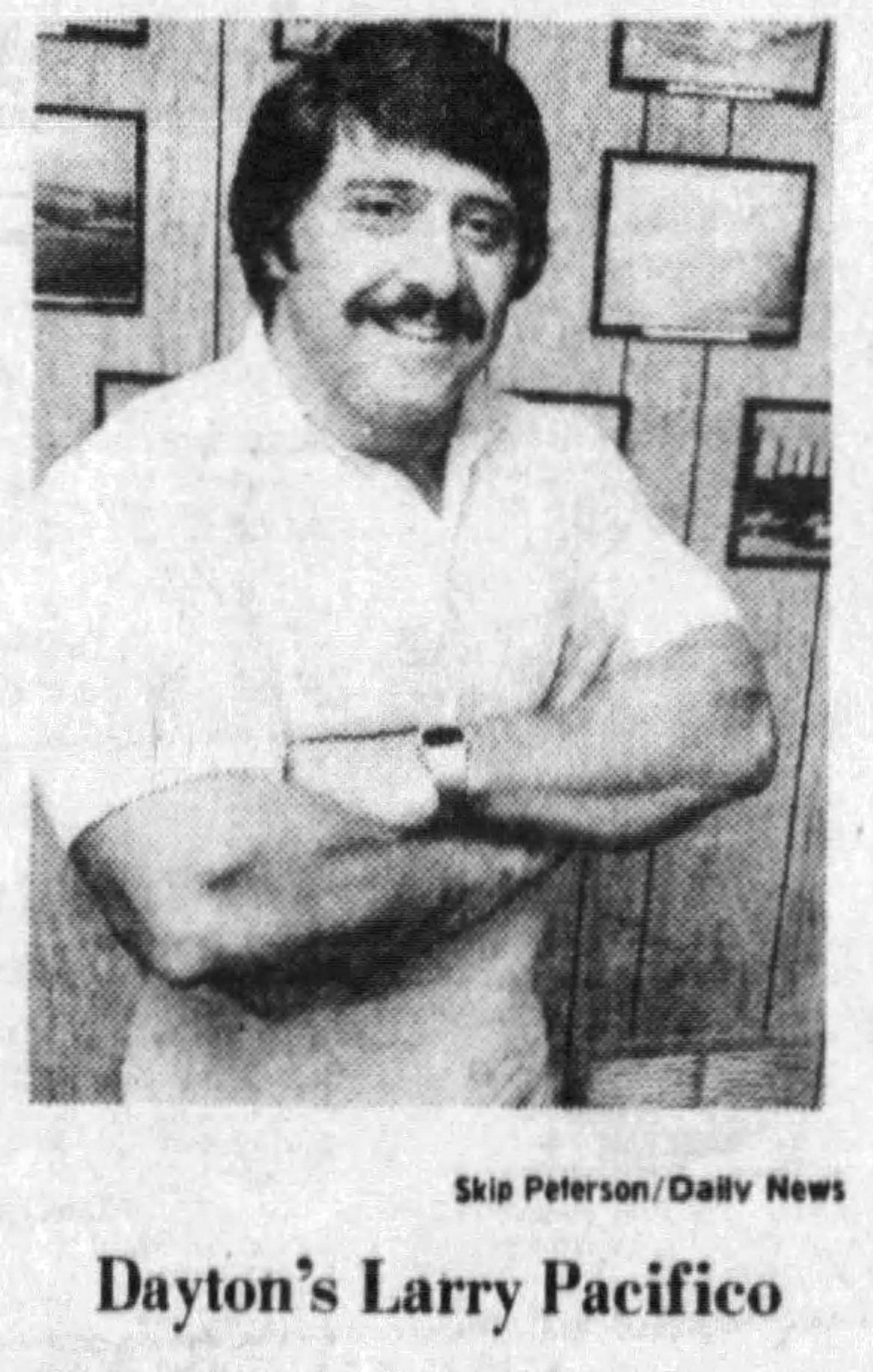 August 28, 1977: Power lifter Pacifico going for 7th world title. DAYTON DAILY NEWS ARCHIVES