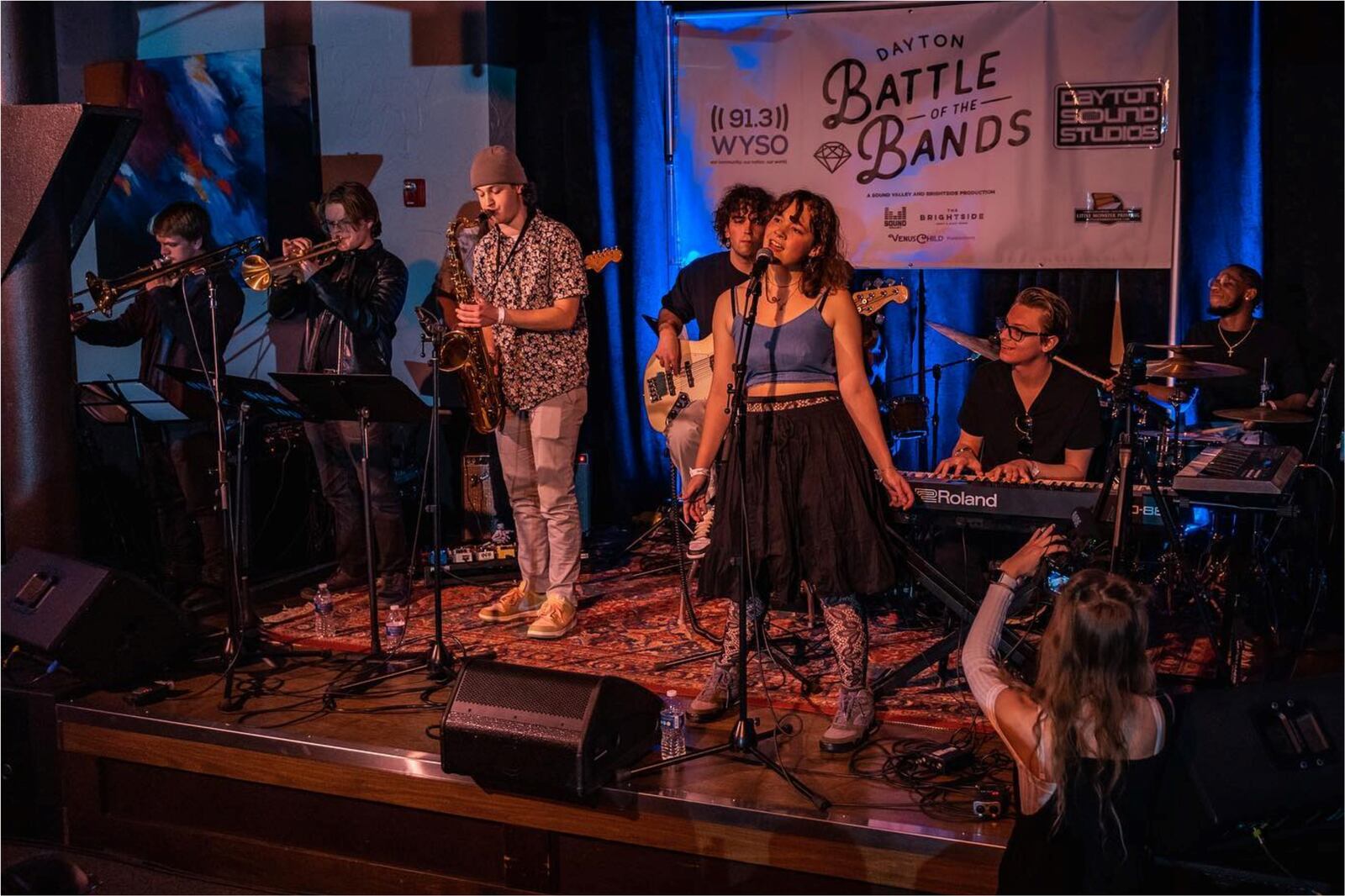 Young jazz group Crabswithoutlegs, which is in the Battle of the Bands finals at The Brightside on Saturday, March 11, competed against Frank Calzada, Outlier and the Prime Time Blues in week four.